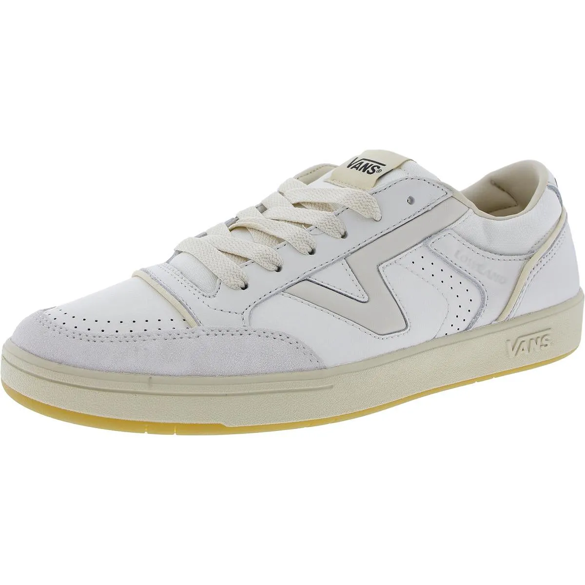 Mens Lace-Up Manmade Casual And Fashion Sneakers