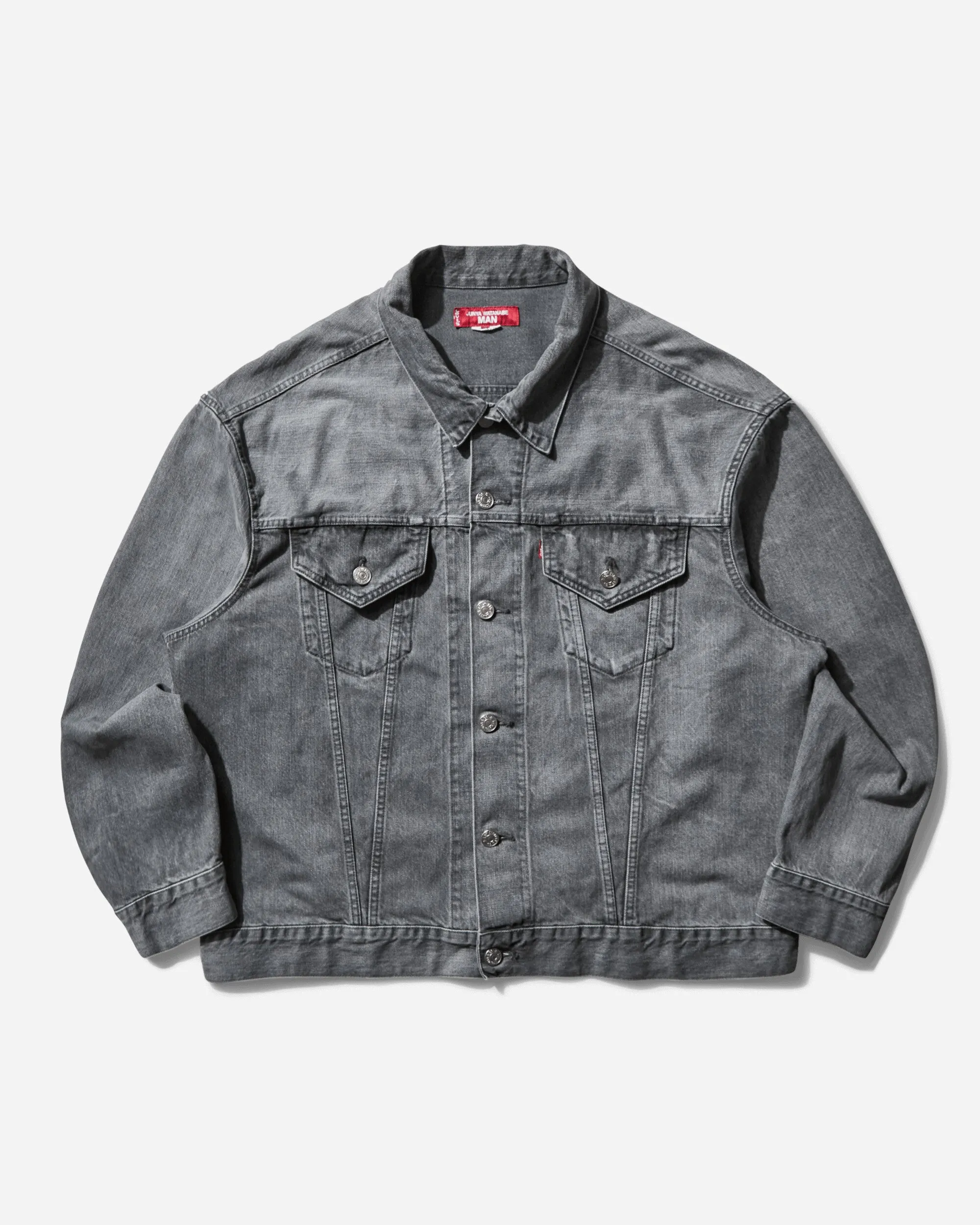 Men's Levi’s Selvedge Denim Trucker Jacket Grey