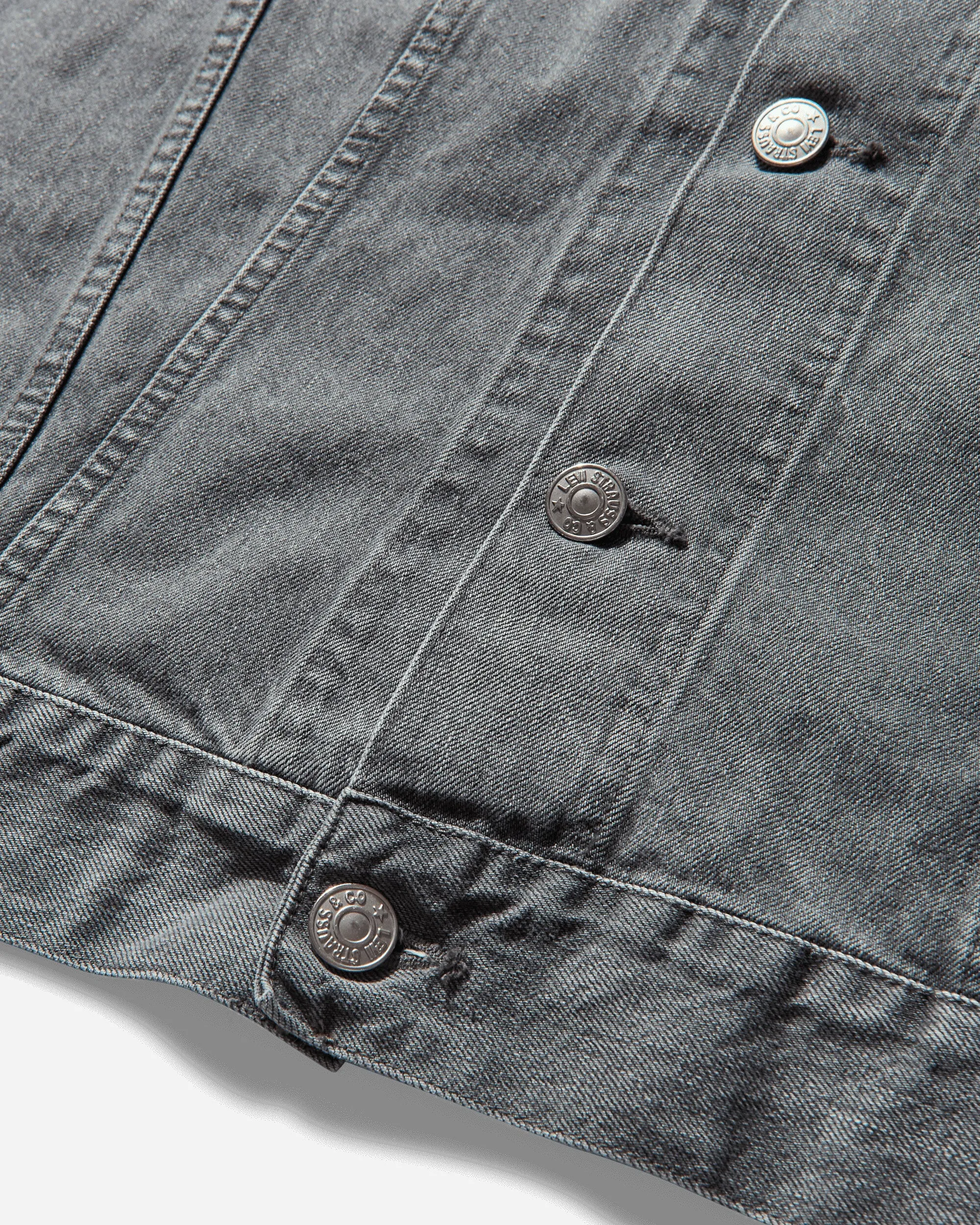 Men's Levi’s Selvedge Denim Trucker Jacket Grey