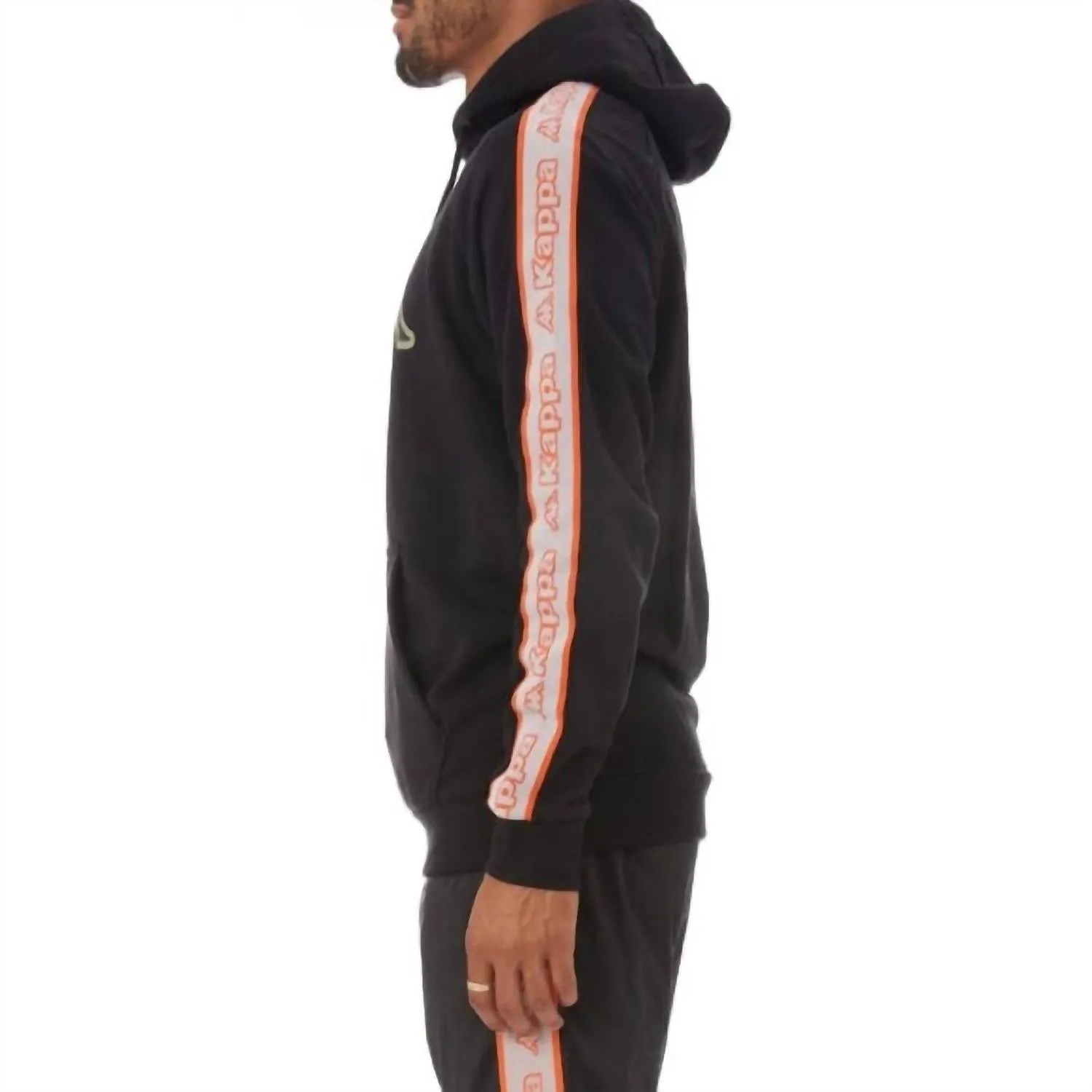 Men's Logo Tape Apet 2 Hoodie In Black
