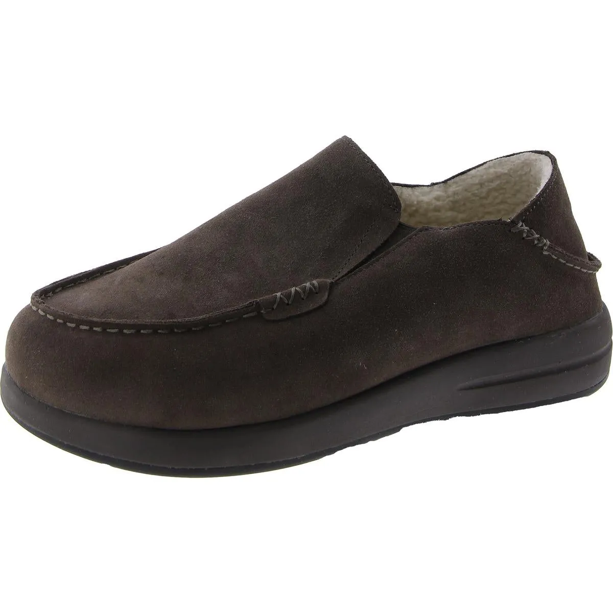 Mens Suede Faux Fur Lined Casual And Fashion Sneakers