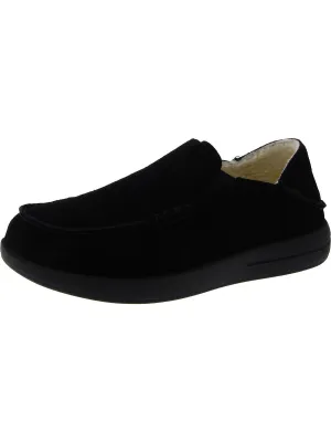 Mens Suede Faux Fur Lined Casual And Fashion Sneakers