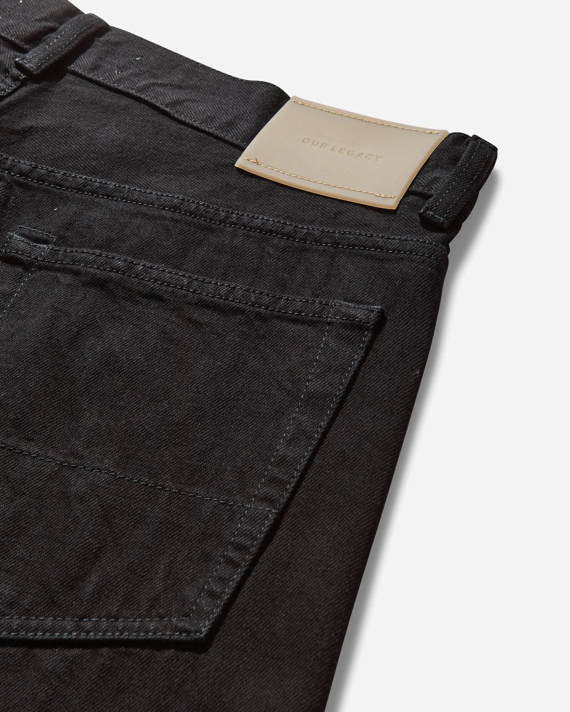 Men's Third Cut Jeans Black Selvedge