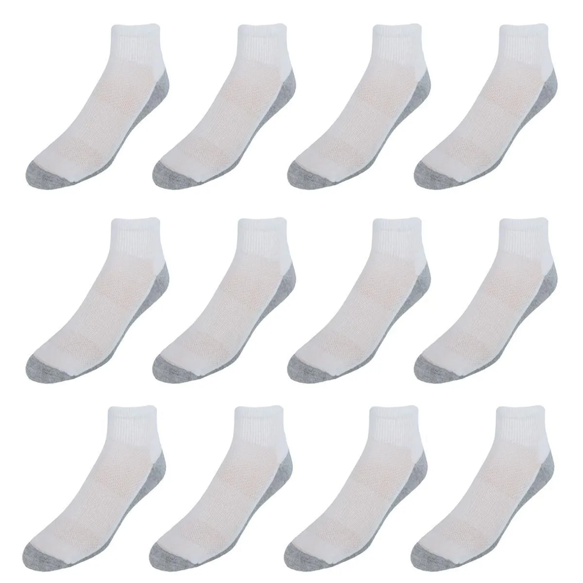 Men's X-Temp Cool Cushioned Ankle Socks (12 Pack)