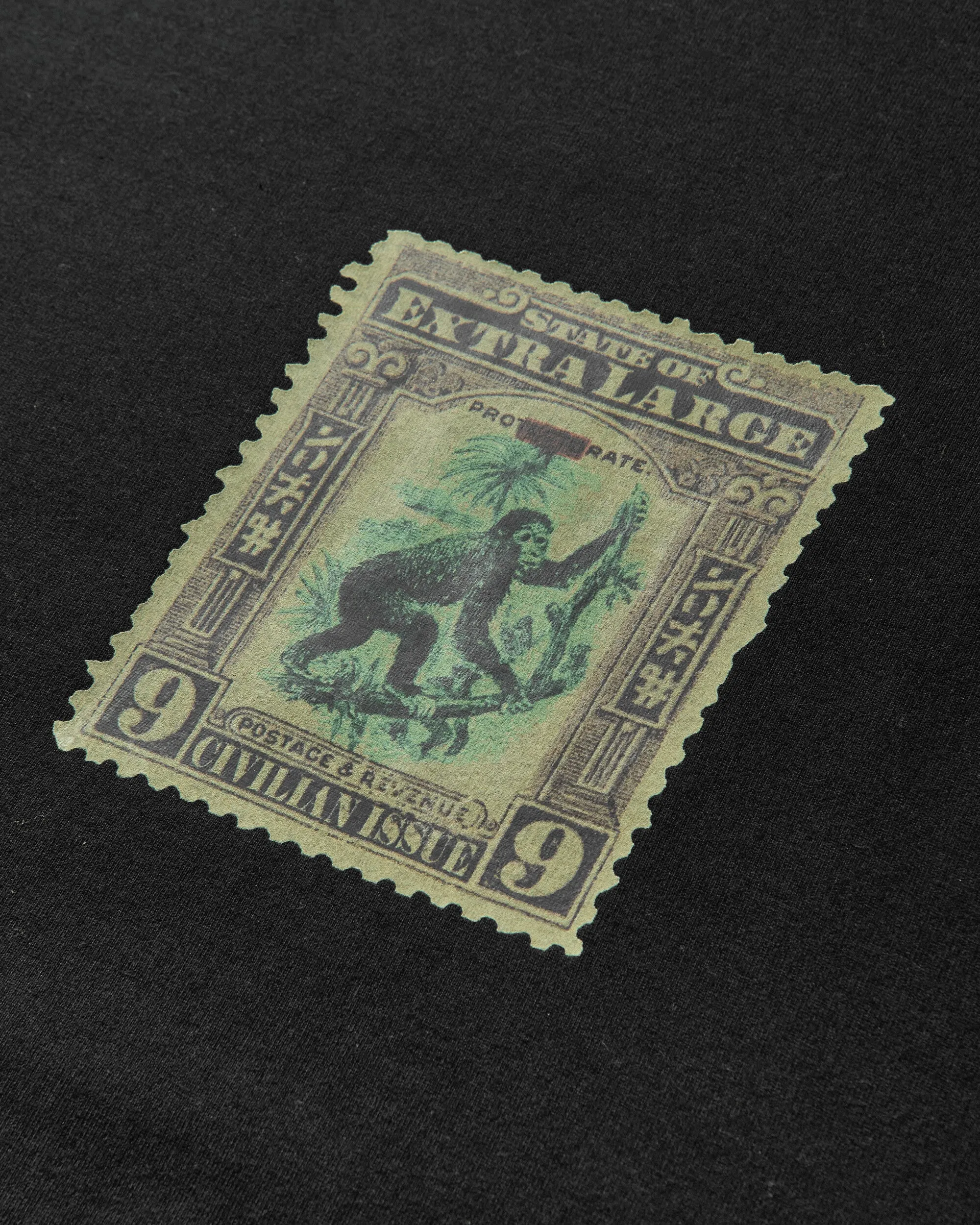 Men's XL Stamp T-Shirt Black