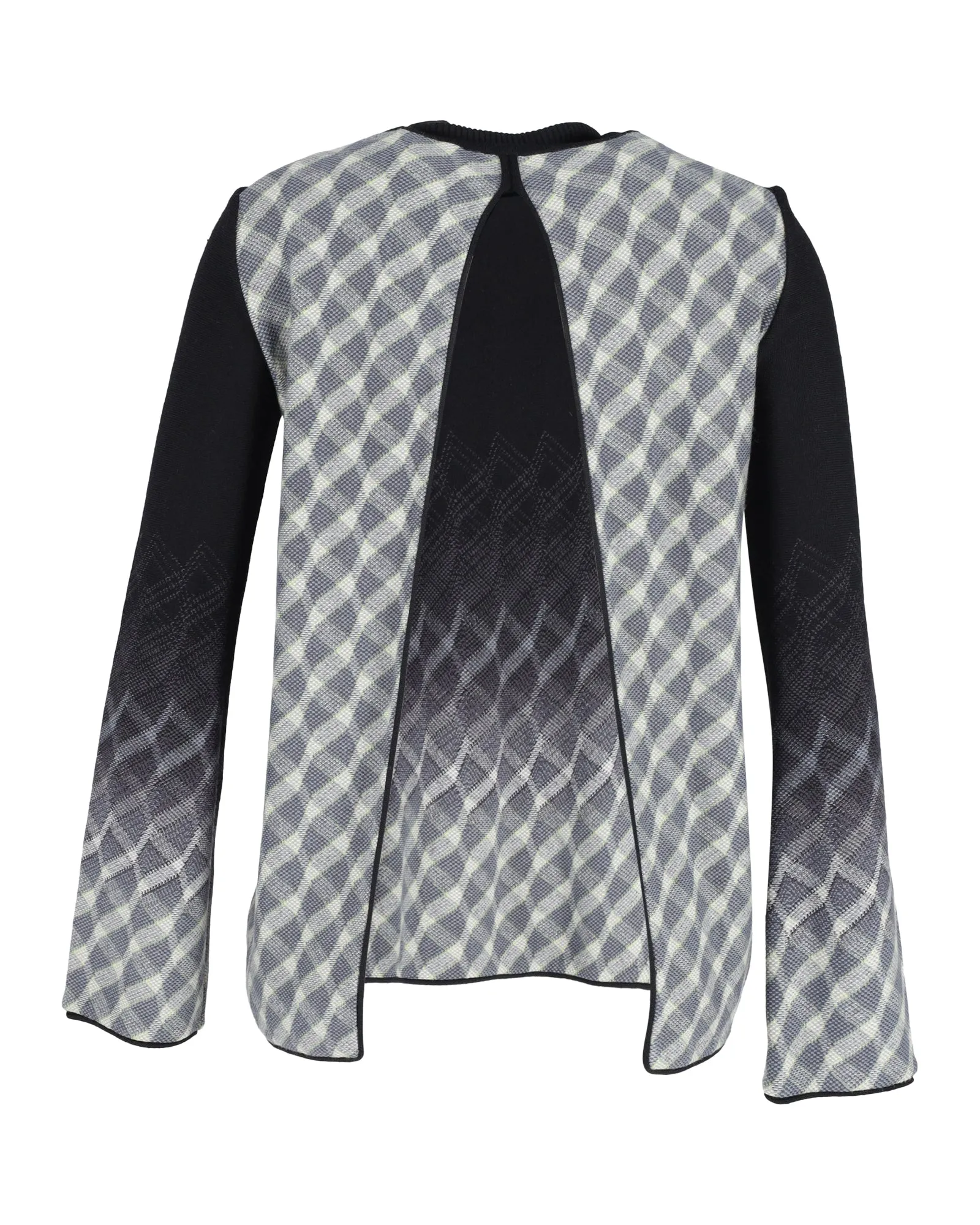 Missoni Printed Turtleneck Sweater in Black Wool