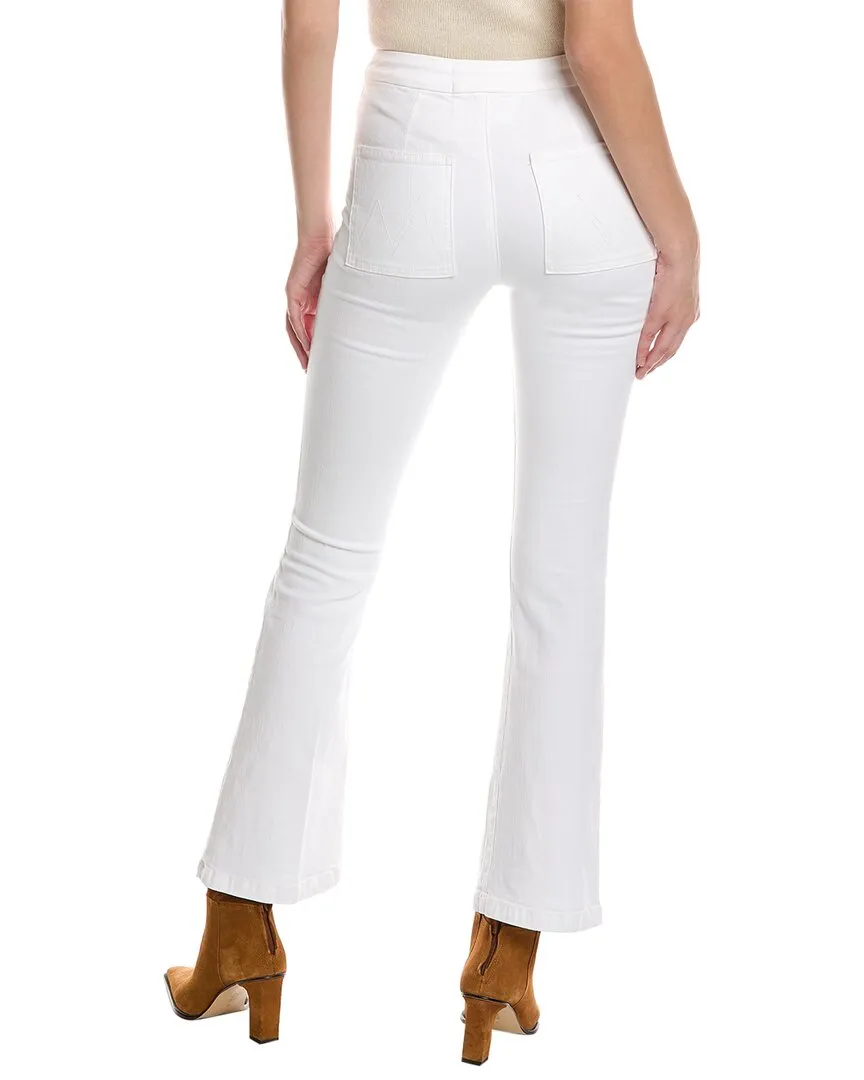 MOTHER Denim The Lace-Up High-Waist Weekender Totally Innocent Flare Jean