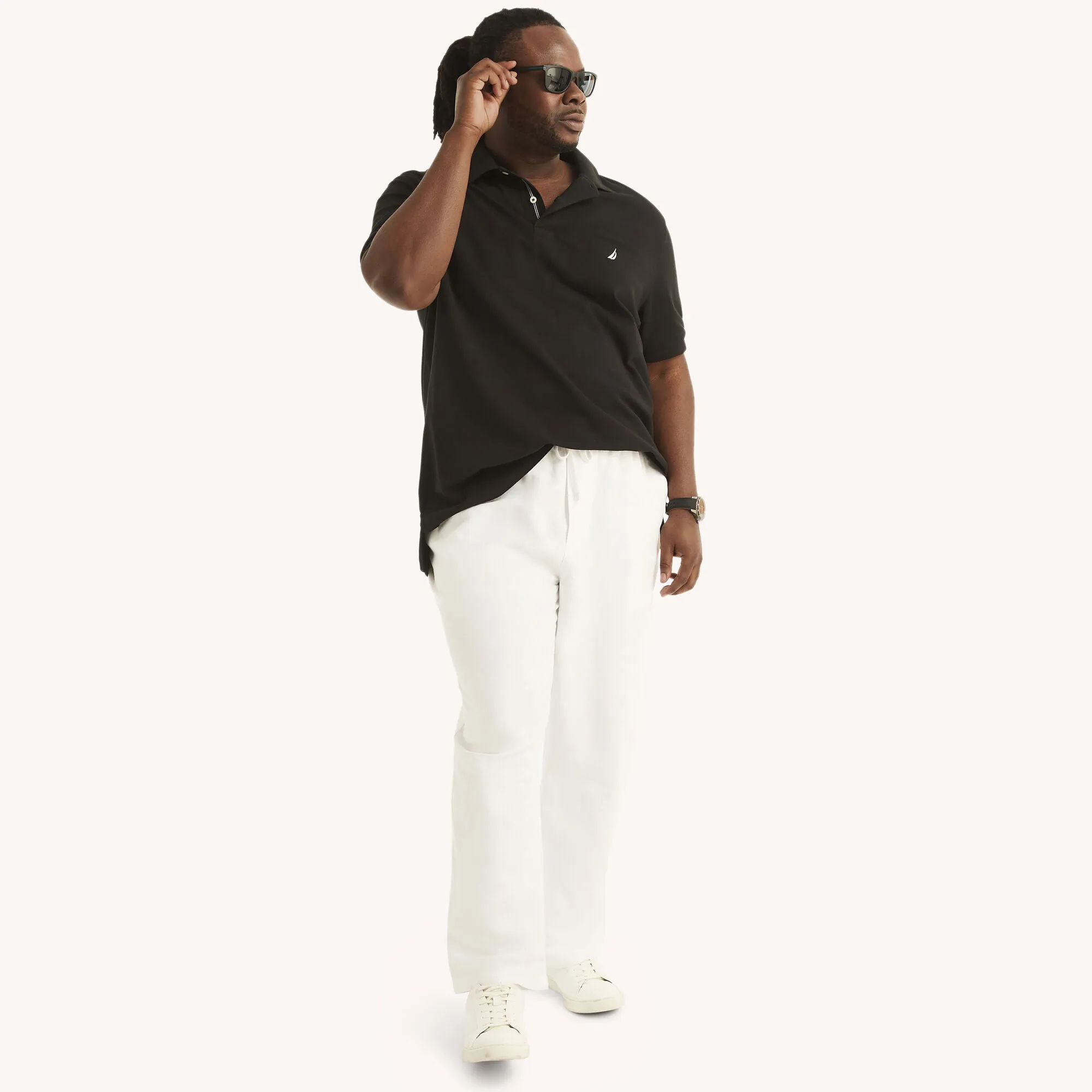 Nautica Big & Tall Classic Fit Stretch Pique Polo