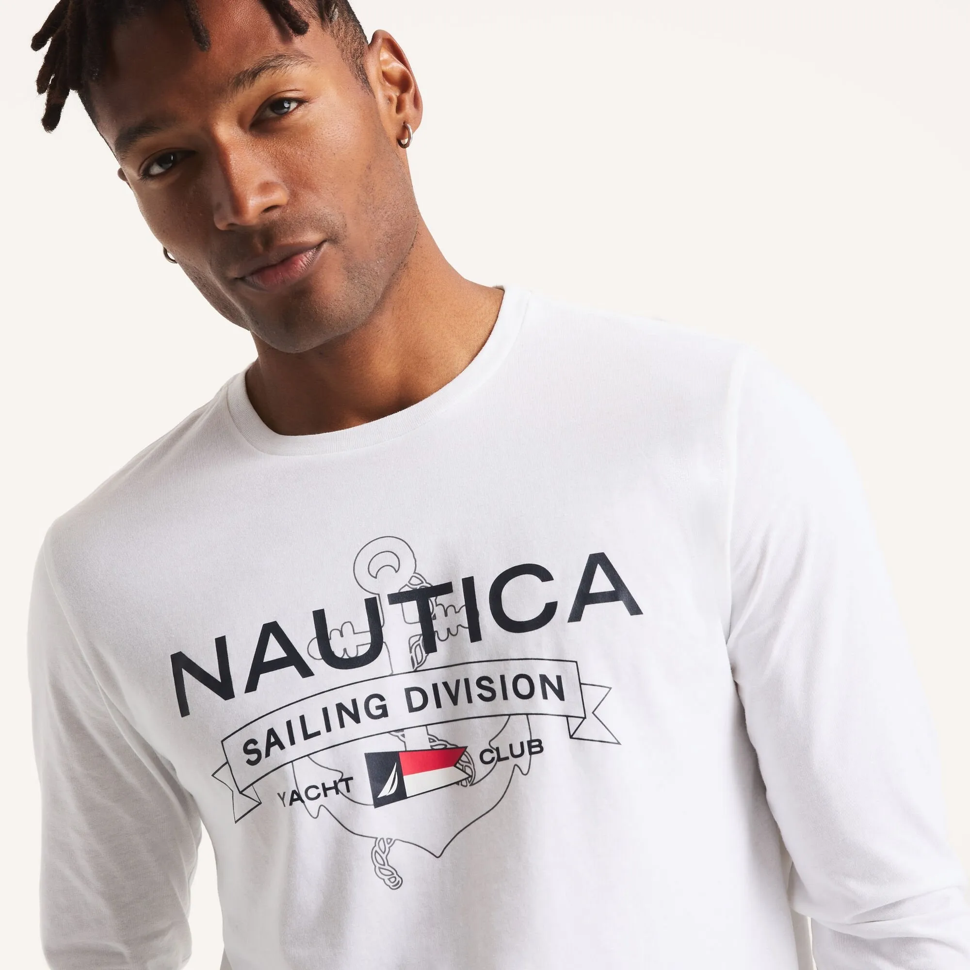 Nautica Graphic Long-Sleeve T-Shirt