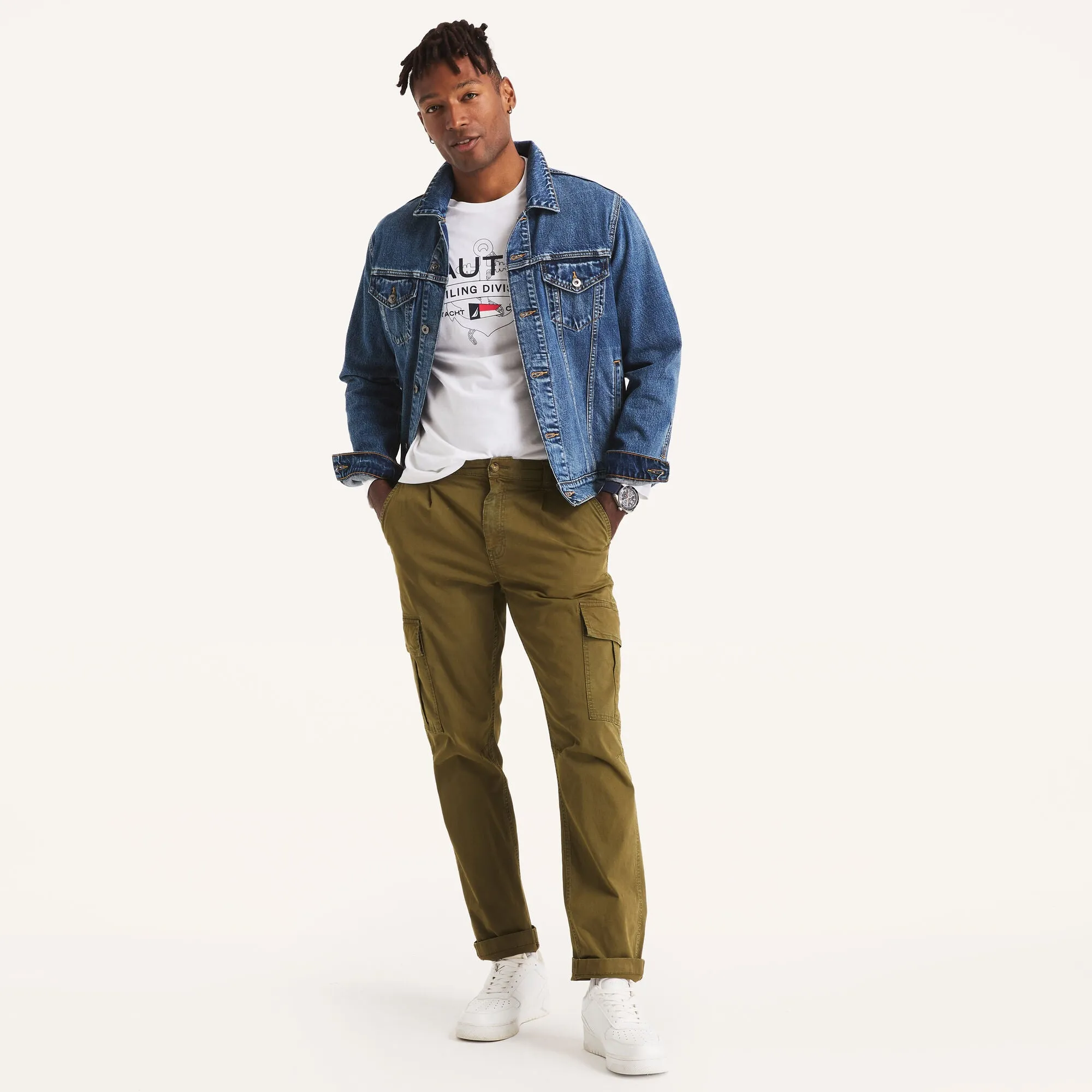 Nautica Graphic Long-Sleeve T-Shirt