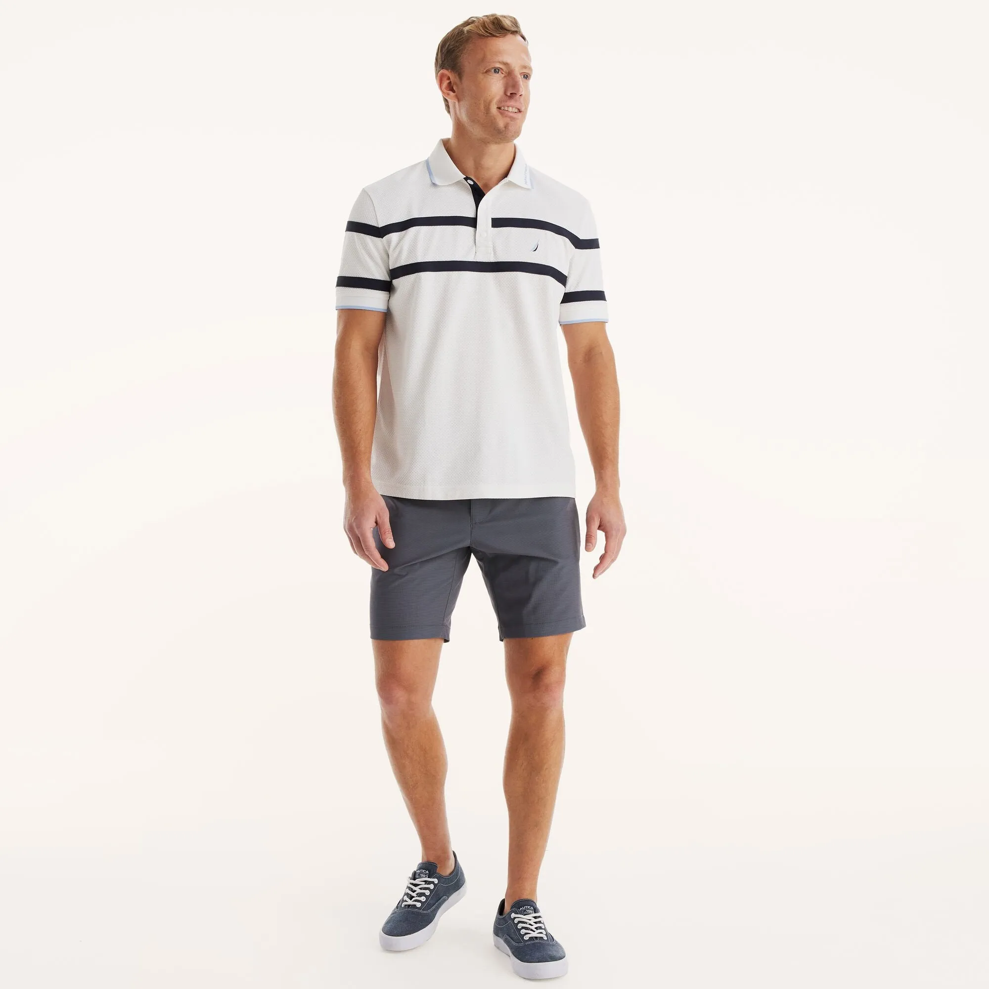 Nautica Mens 8.5" Navtech Printed Short
