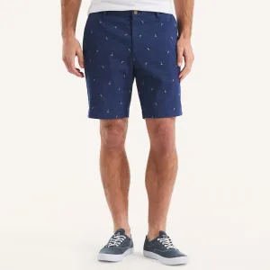 Nautica Mens 8.5" Printed Stretch Deck Short