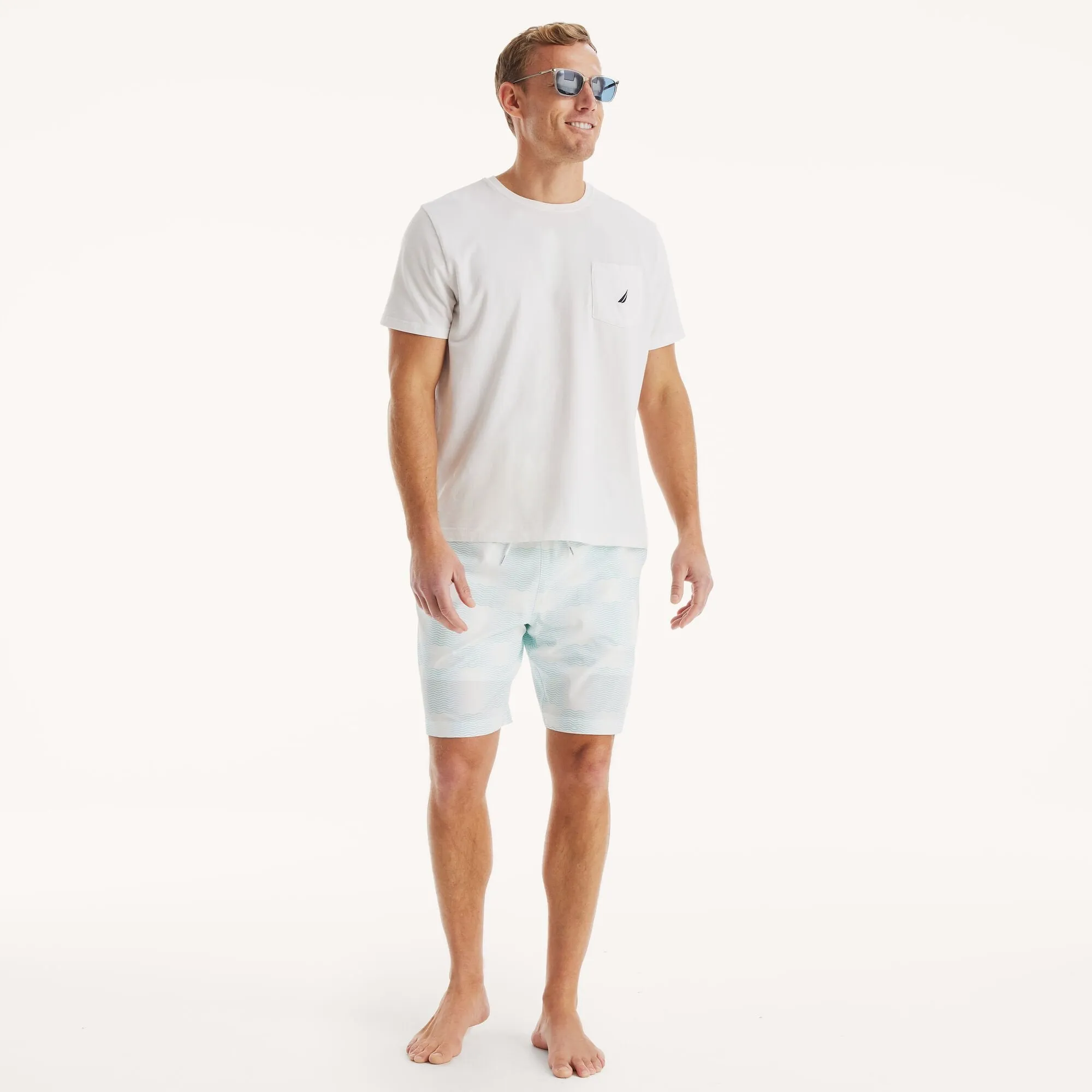 Nautica Mens 8" Quick-Dry Swim