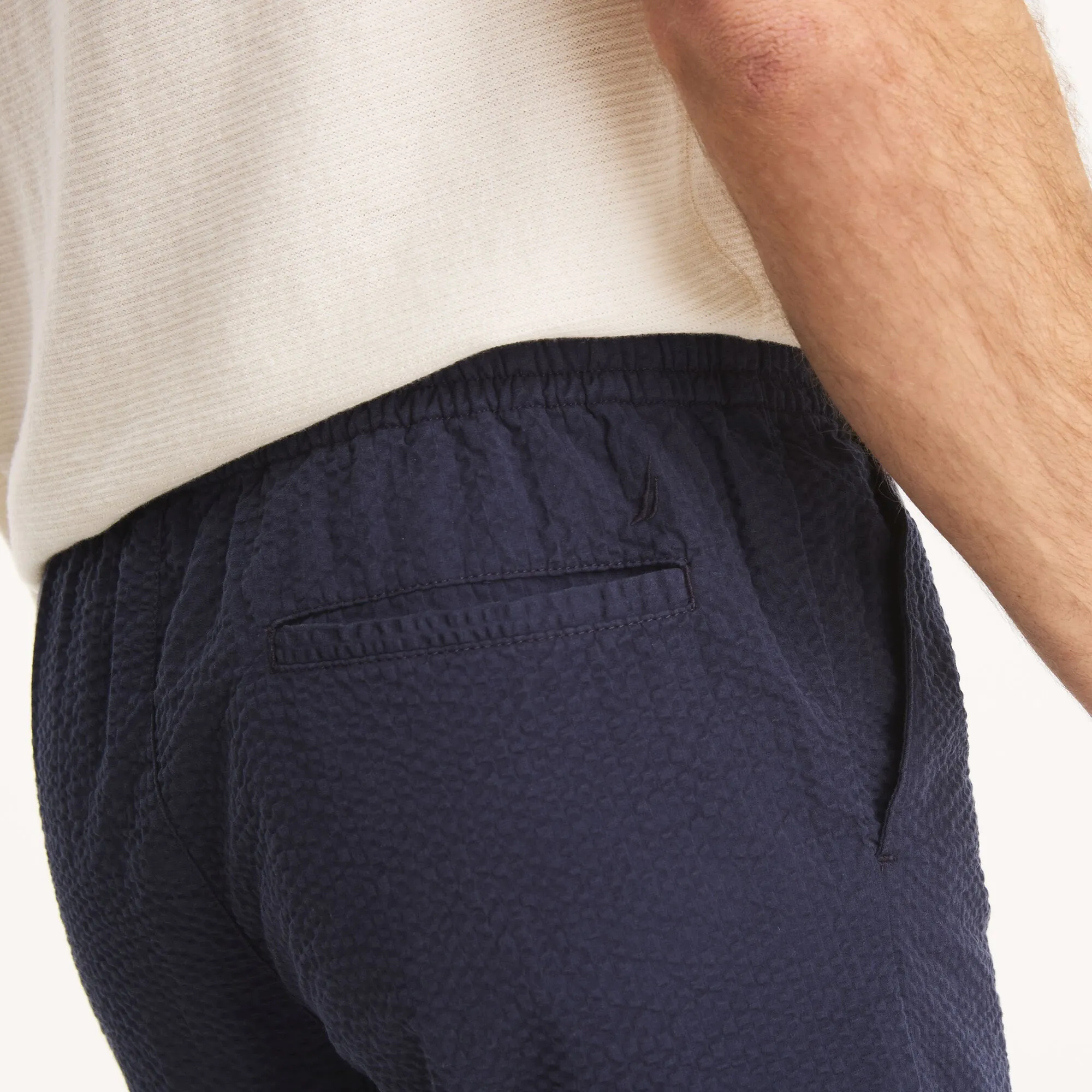 Nautica Mens 9.5" Seersucker Short
