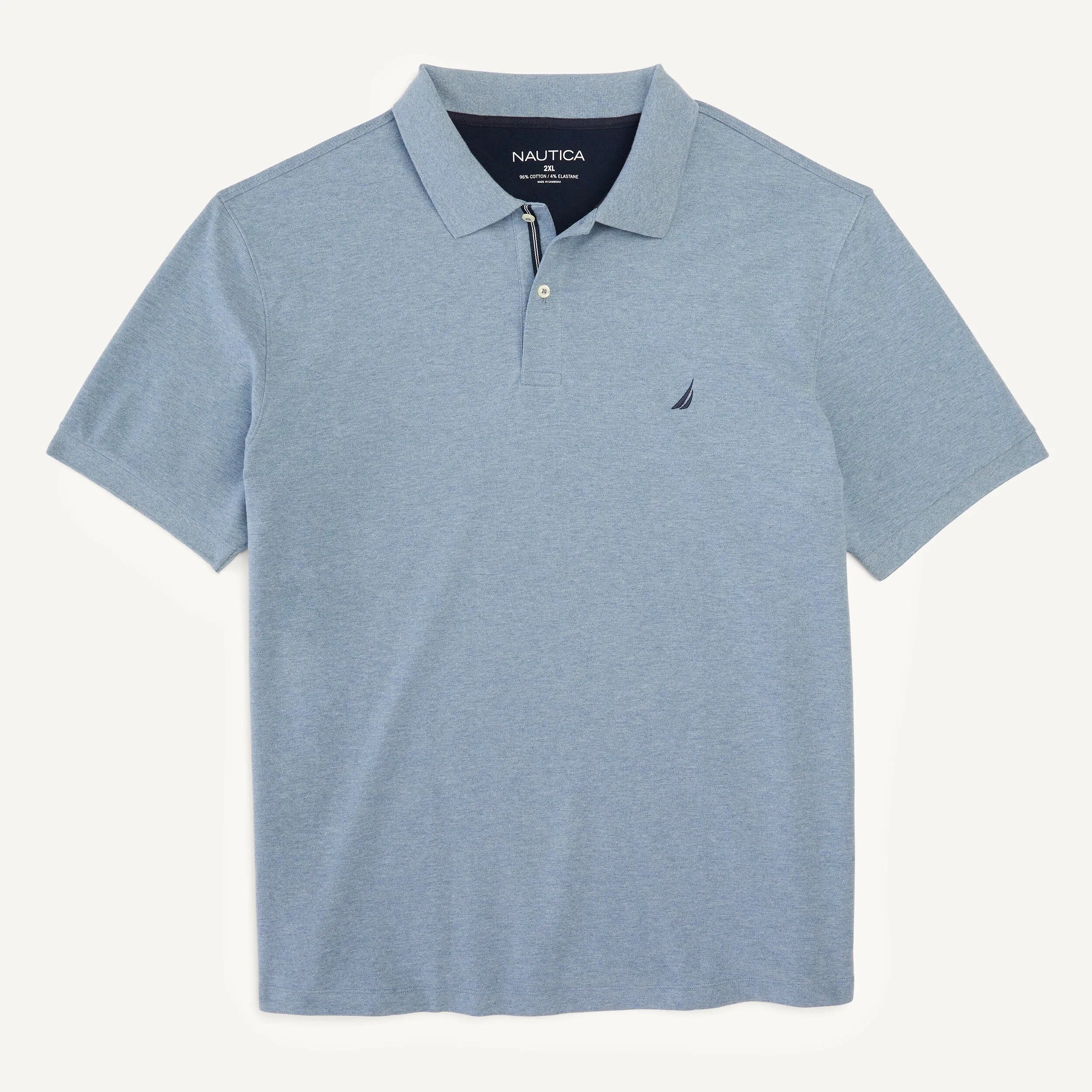 Nautica Mens Big & Tall Classic Fit Deck Polo