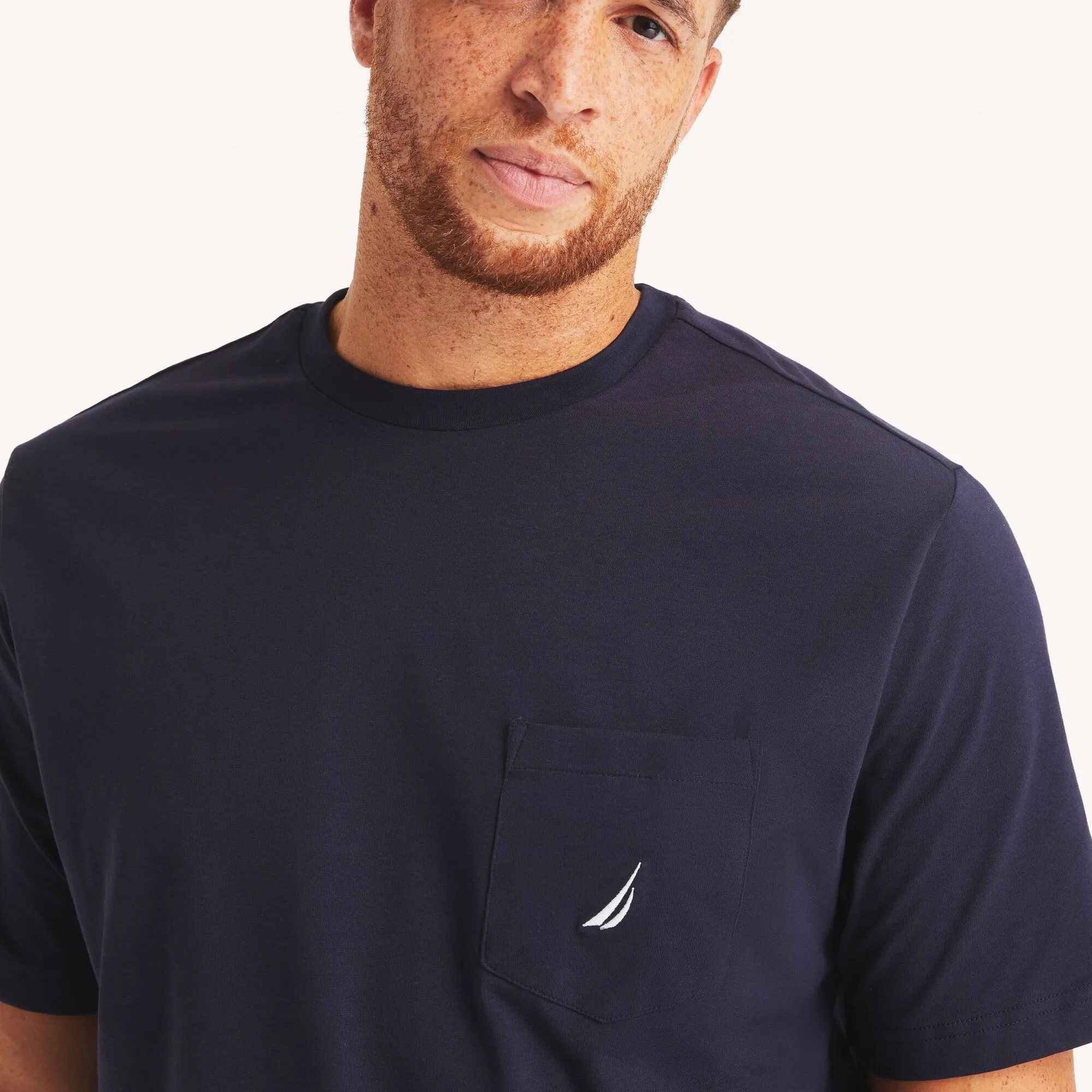 Nautica Mens Big & Tall Pocket T-Shirt