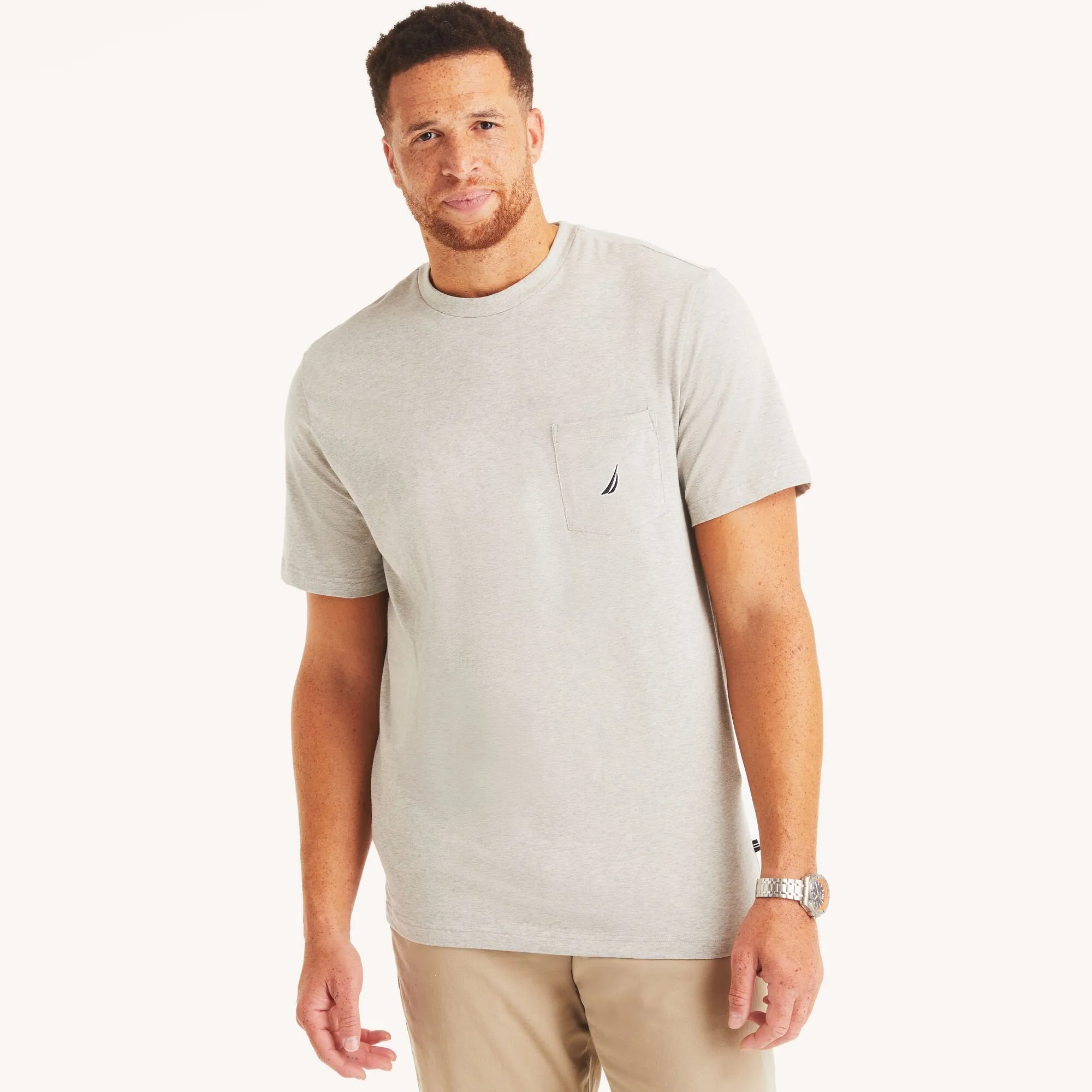 Nautica Mens Big & Tall Pocket T-Shirt