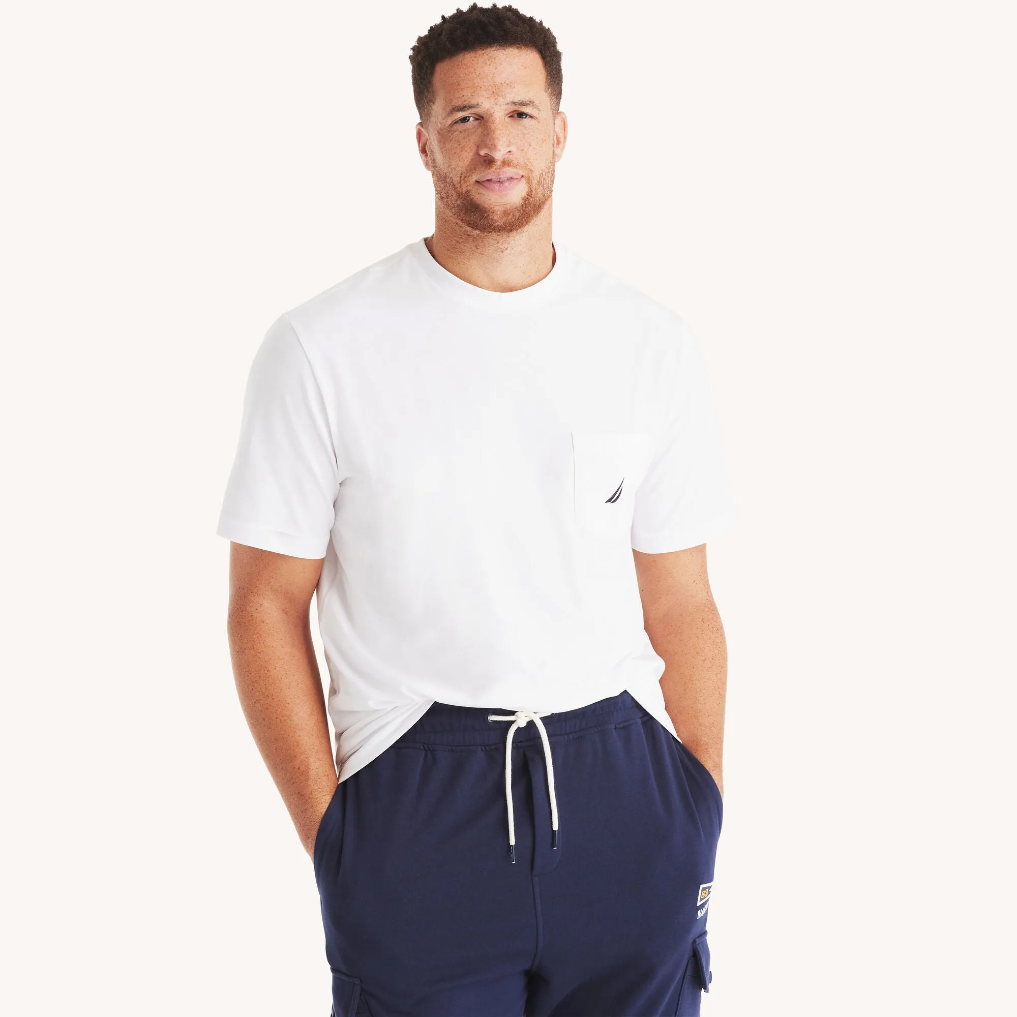 Nautica Mens Big & Tall Pocket T-Shirt