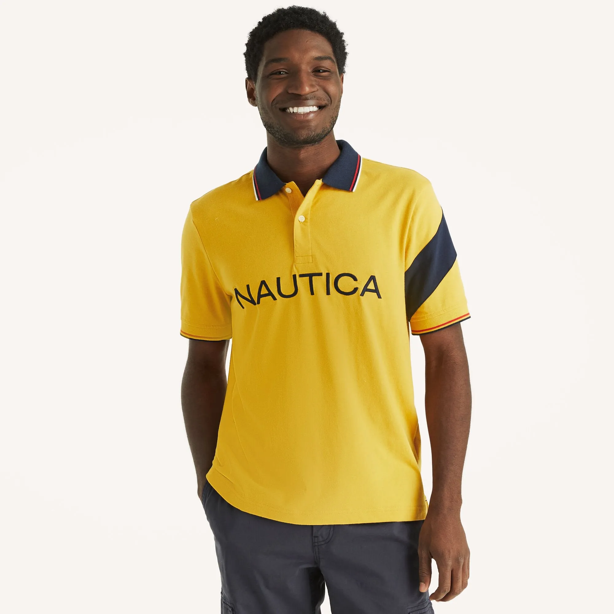 Nautica Mens Classic Fit Polo