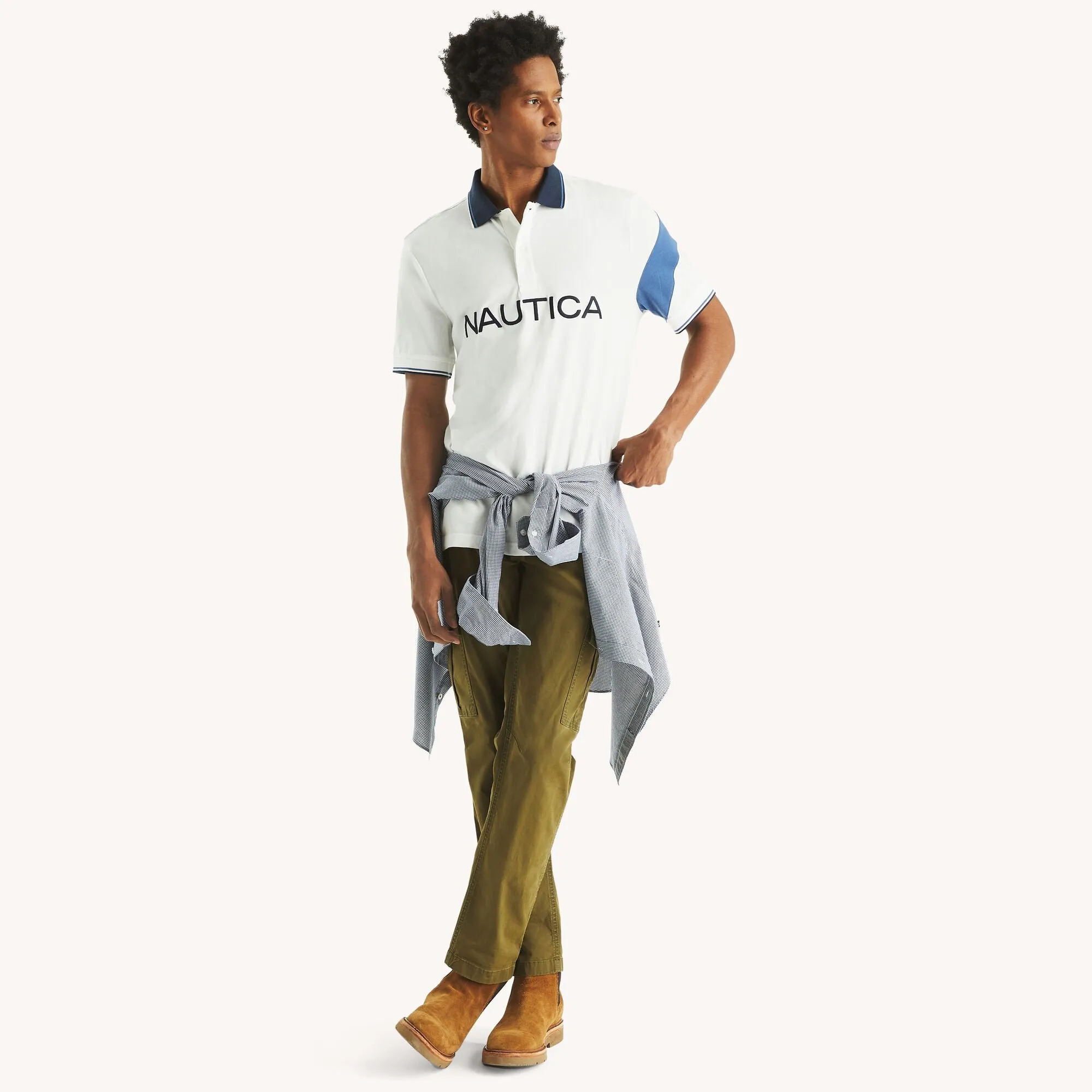 Nautica Mens Classic Fit Polo