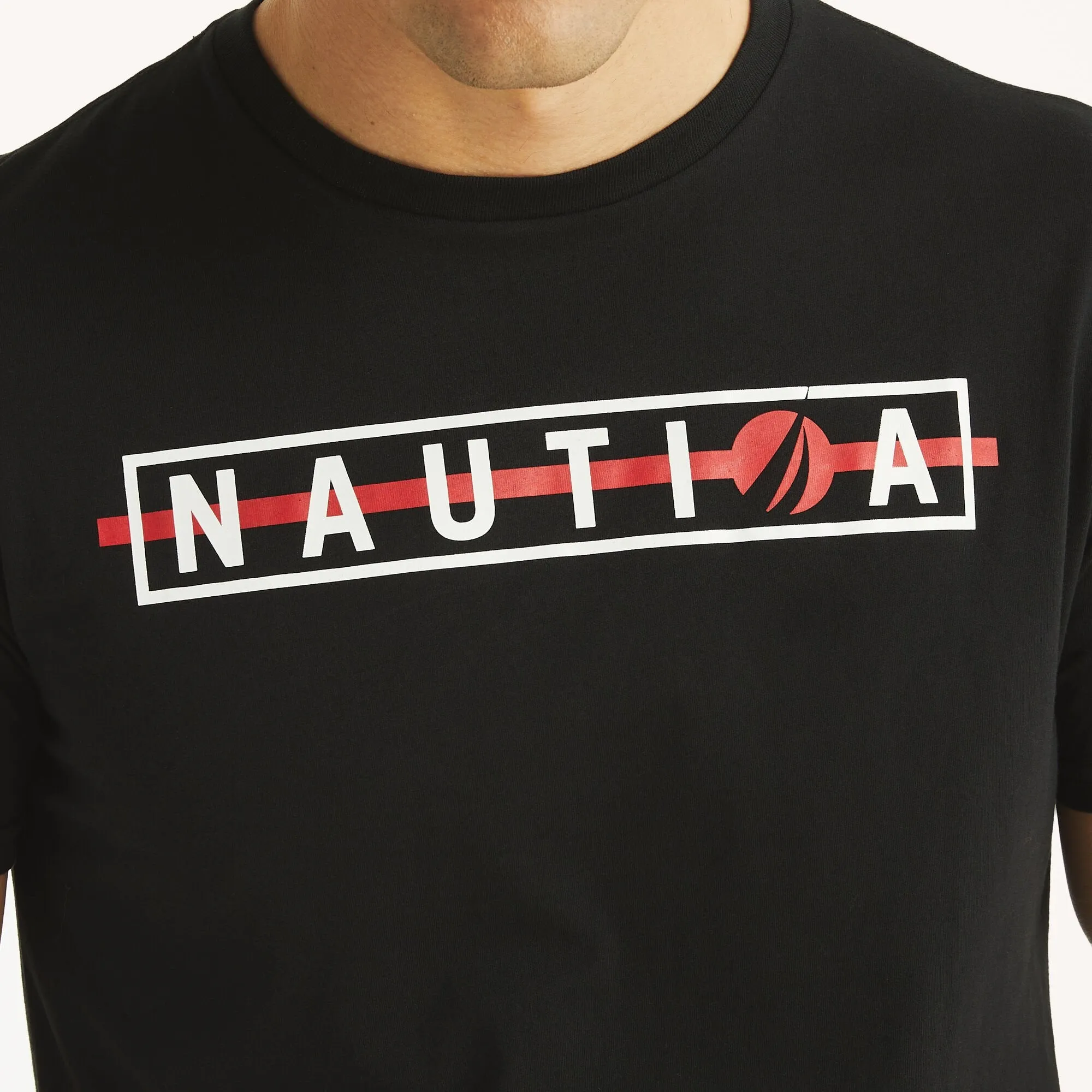 Nautica Mens Deep Sea Racing Graphic T-Shirt