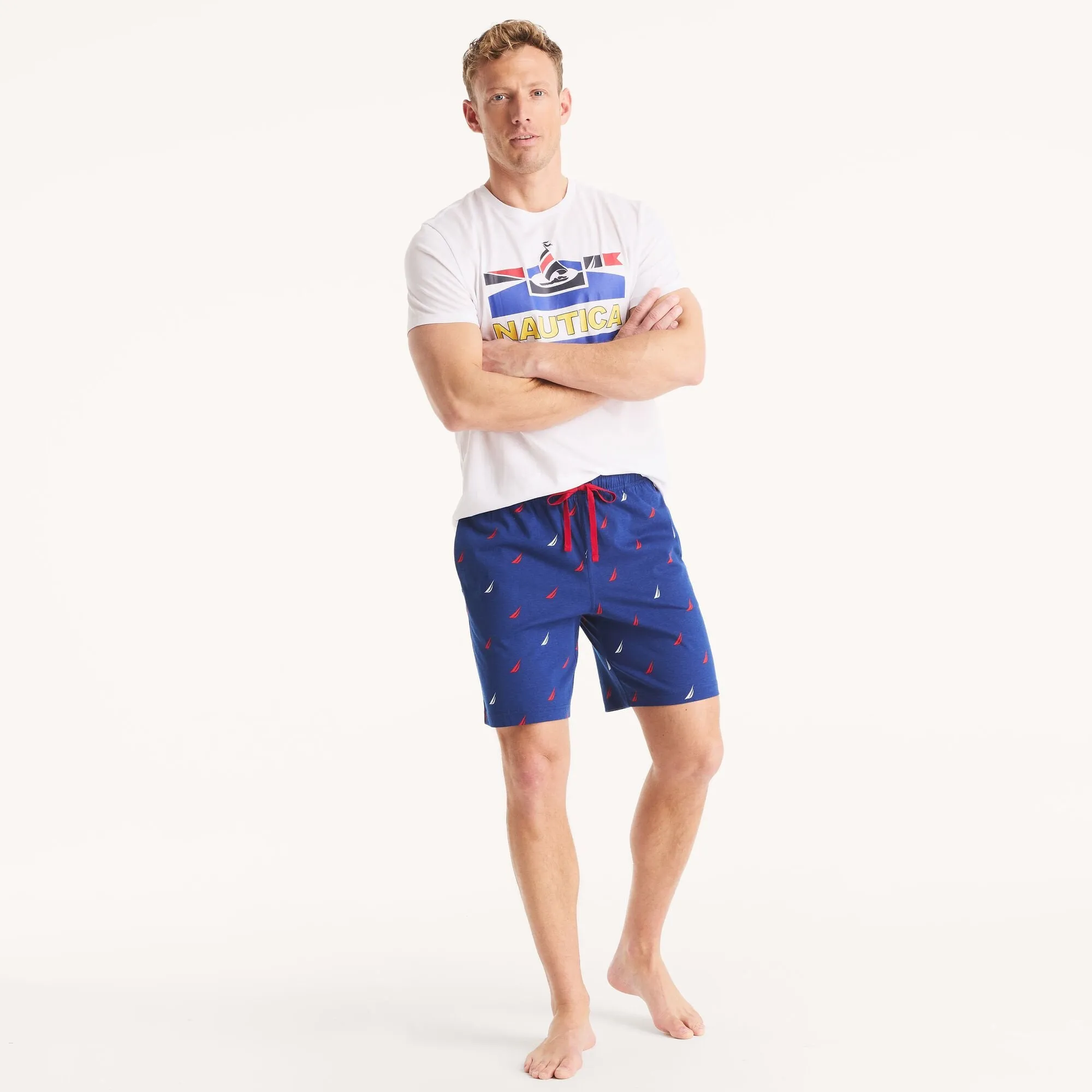 Nautica Mens Logo Graphic T-Shirt