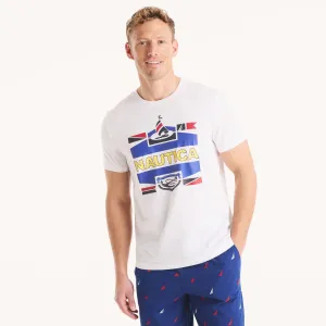 Nautica Mens Logo Graphic T-Shirt
