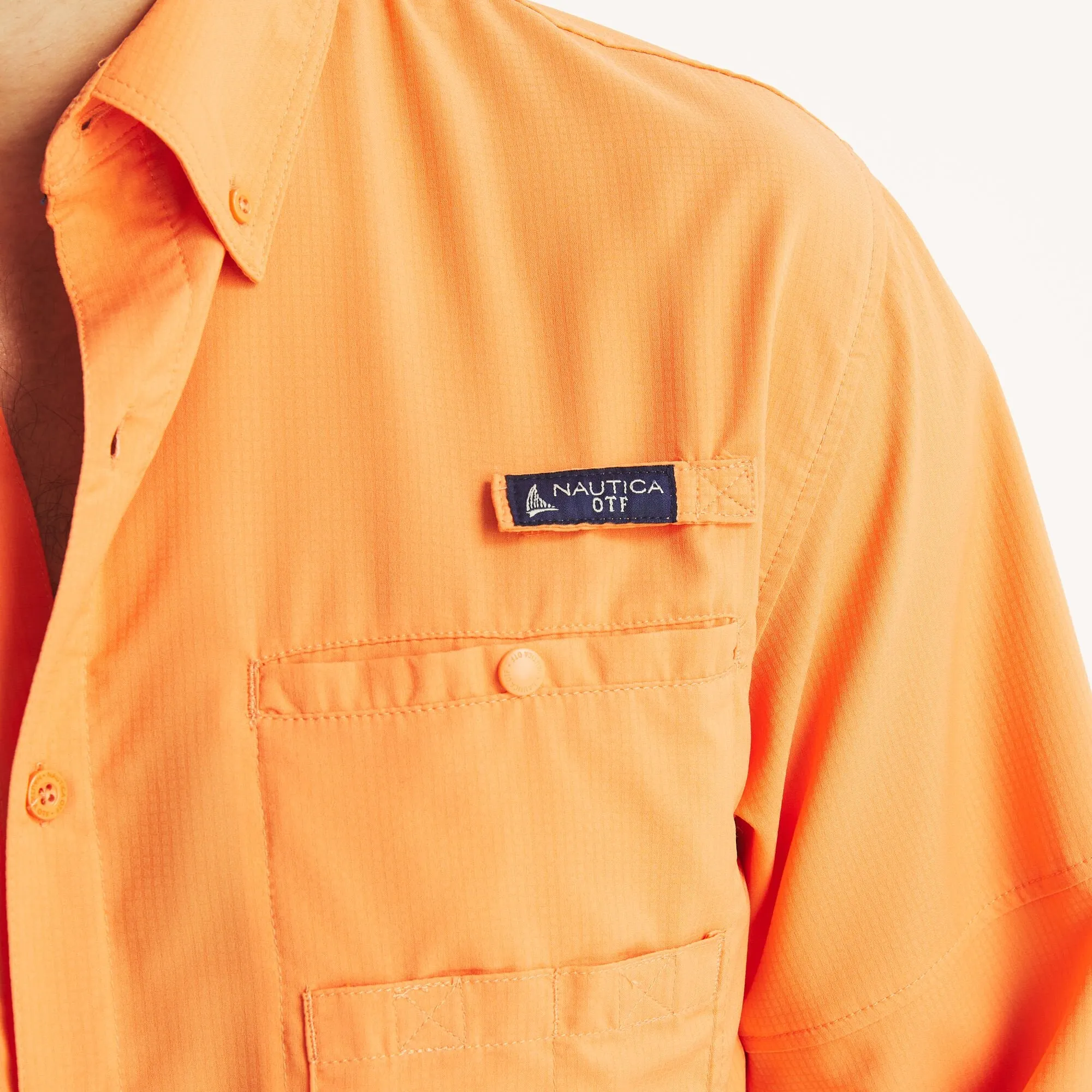 Nautica Mens Nautica Otf Button-Down Shirt