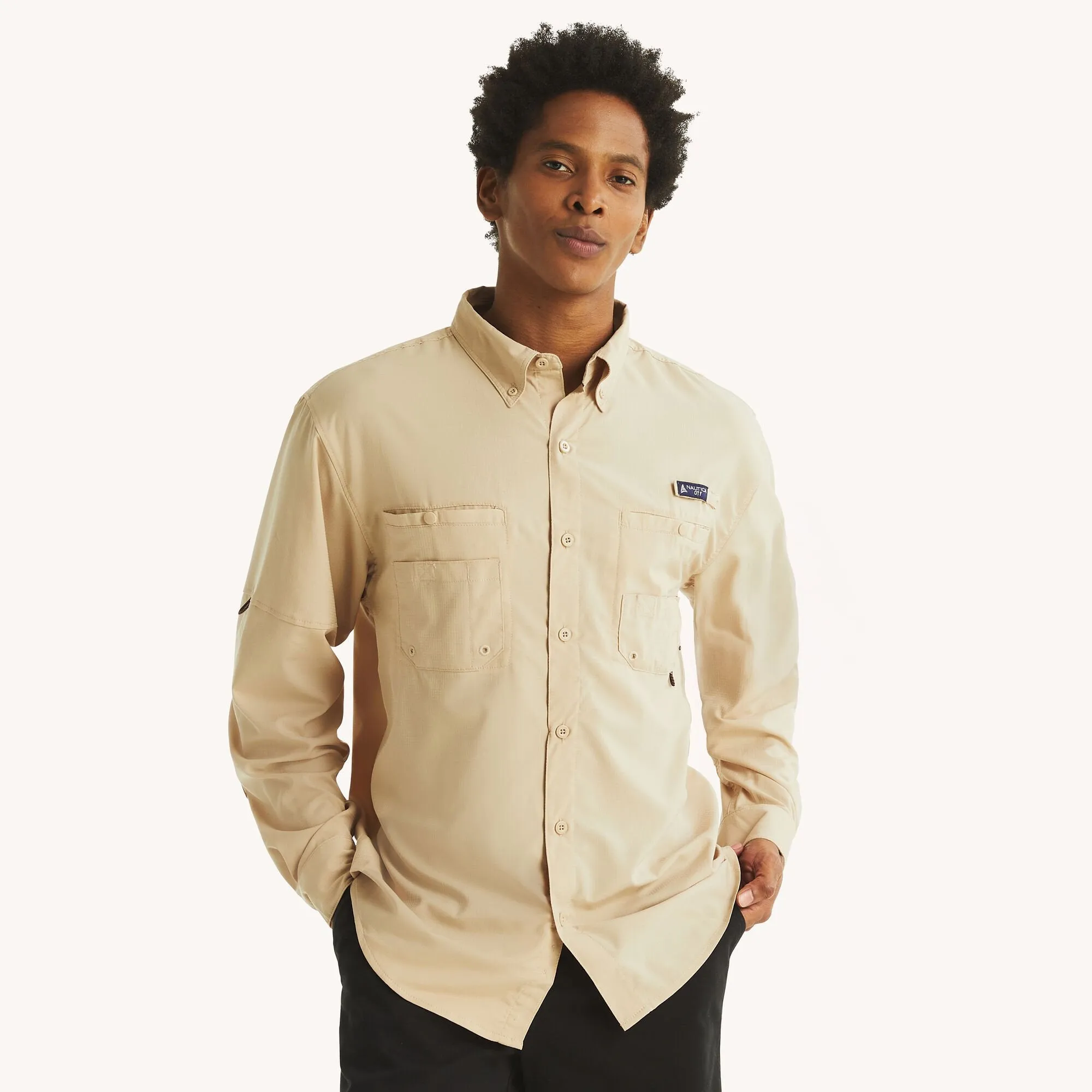 Nautica Mens Nautica Otf Button-Down Shirt