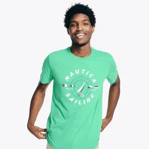 Nautica Mens Nautica Sailing Graphic T-Shirt