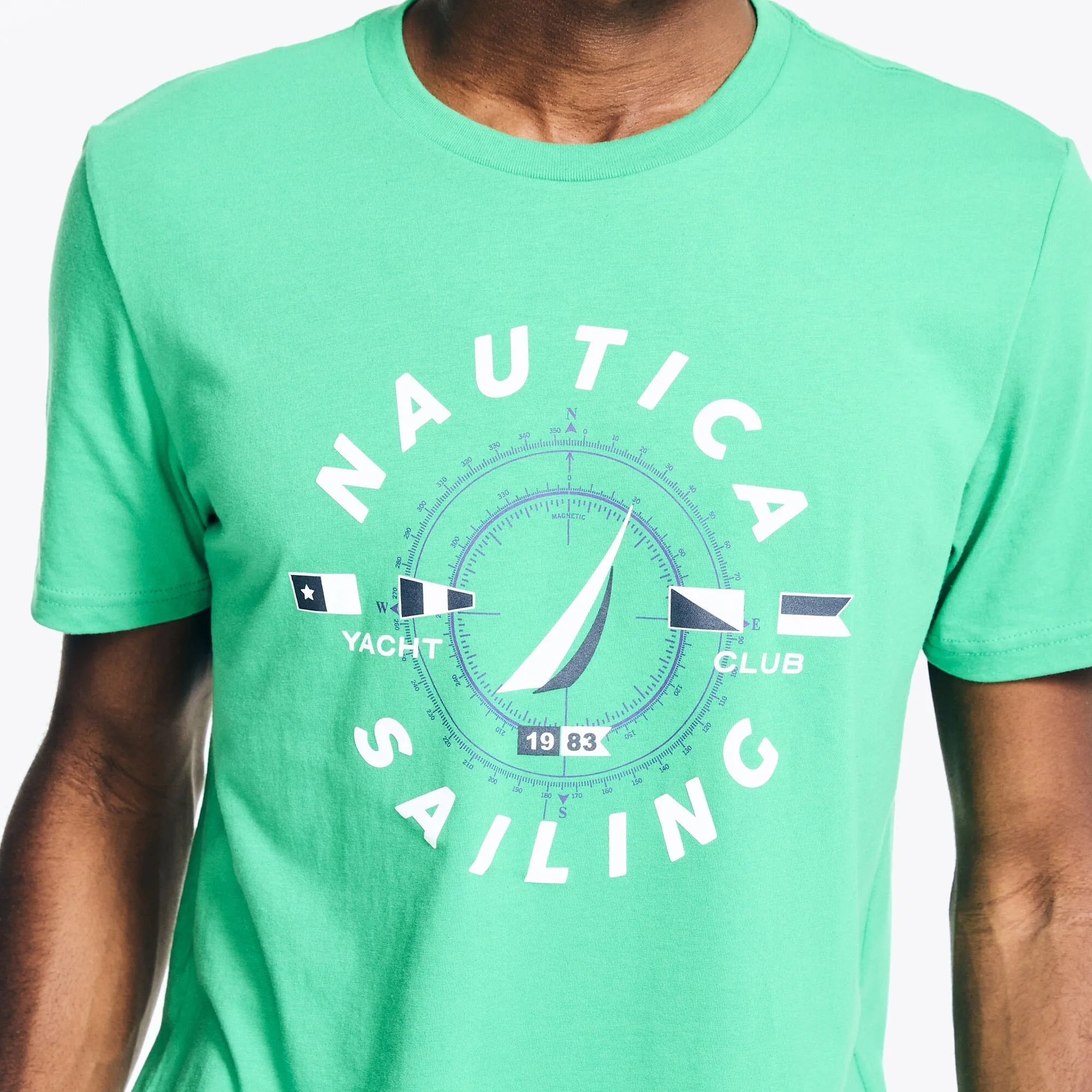 Nautica Mens Nautica Sailing Graphic T-Shirt