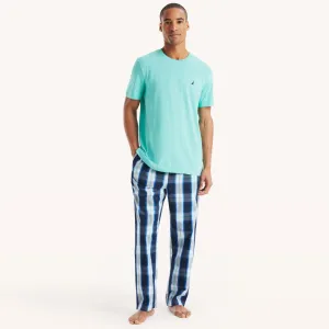 Nautica Mens Plaid Pajama Pant Set