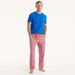 Nautica Mens Plaid Pajama Pant Set