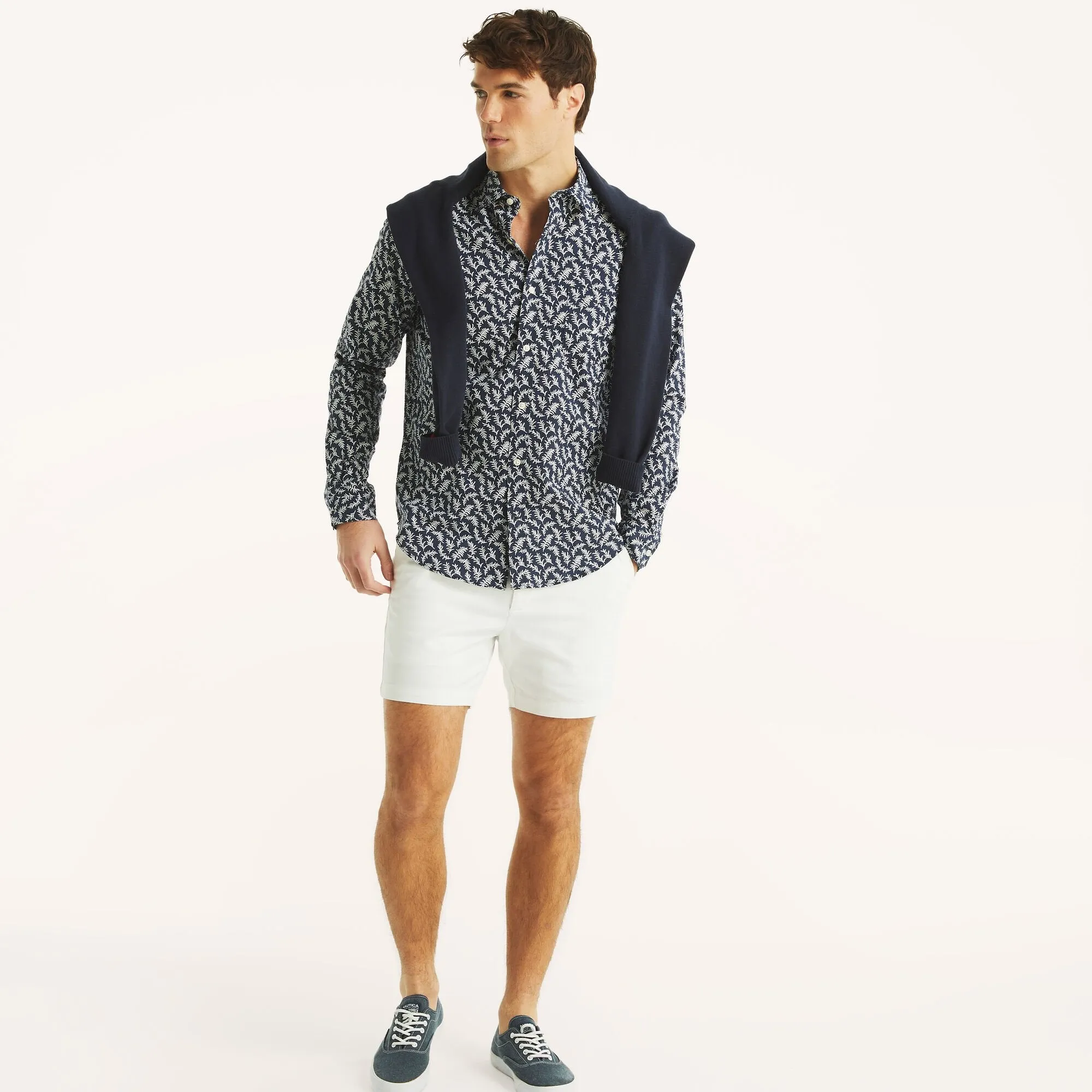 Nautica Mens Printed Shirt