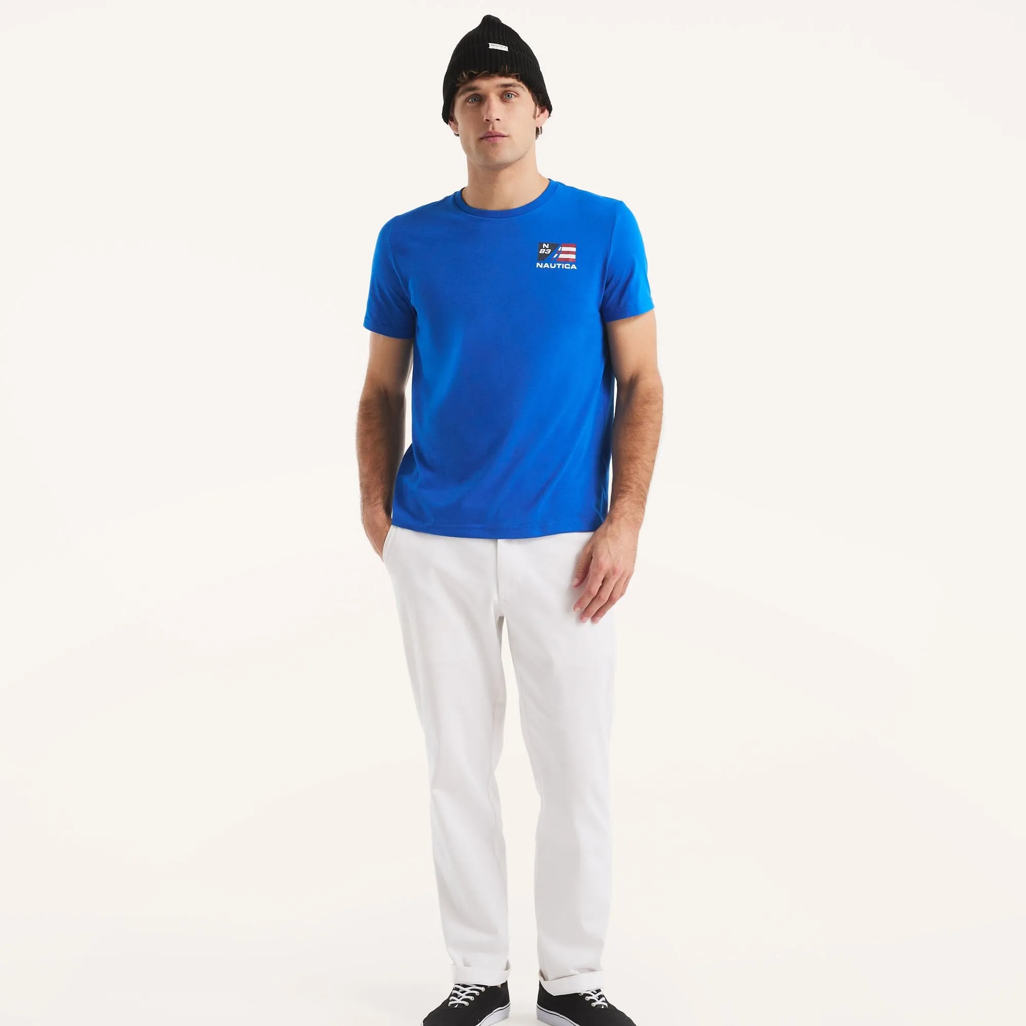 Nautica Mens Sailing Team Graphic T-Shirt