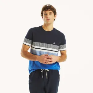Nautica Mens Striped Crewneck T-Shirt