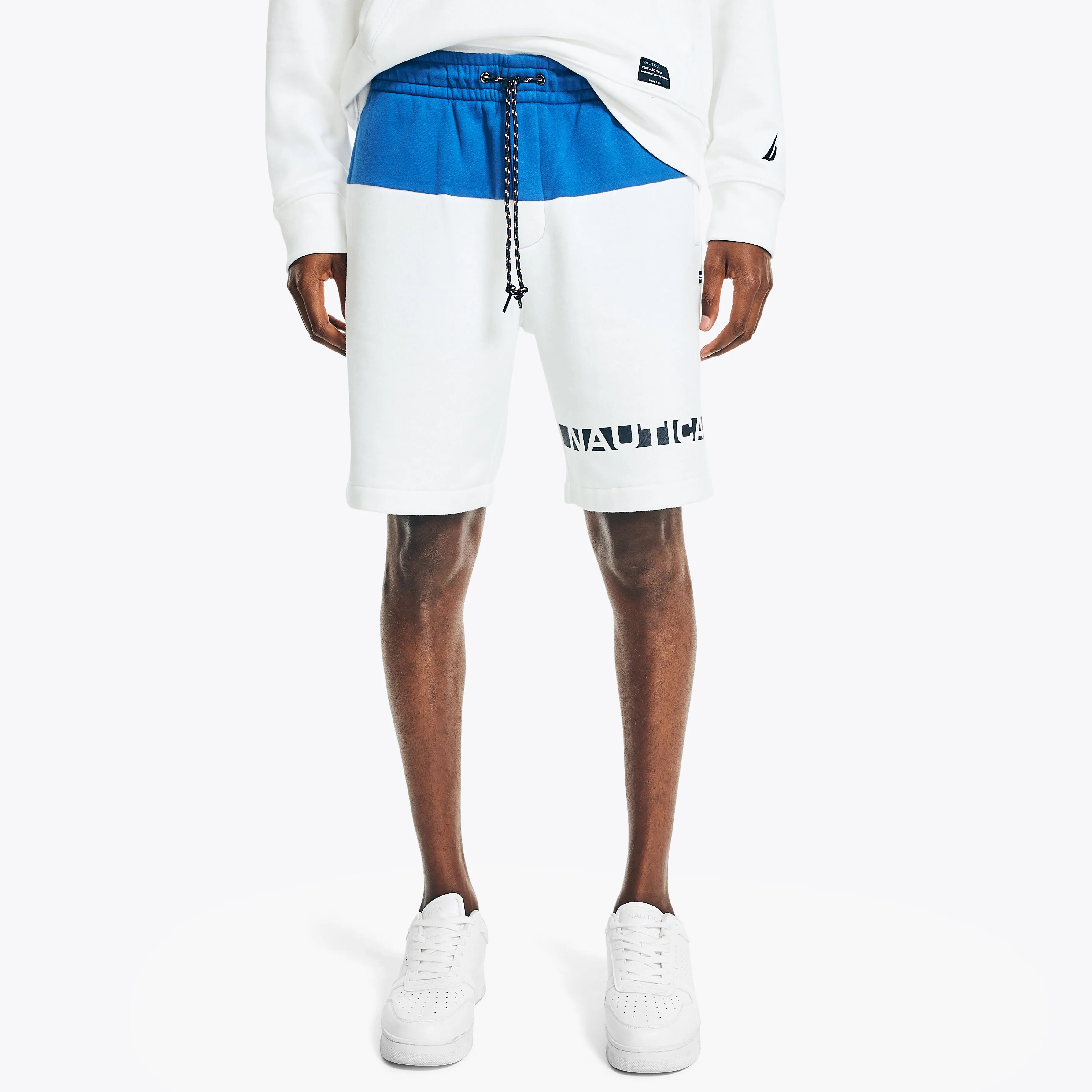 Nautica Mens Sustainably Crafted 9" Colorblock Short