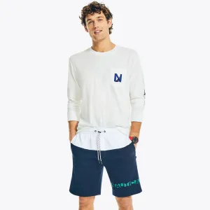 Nautica Mens Sustainably Crafted 9" Colorblock Short