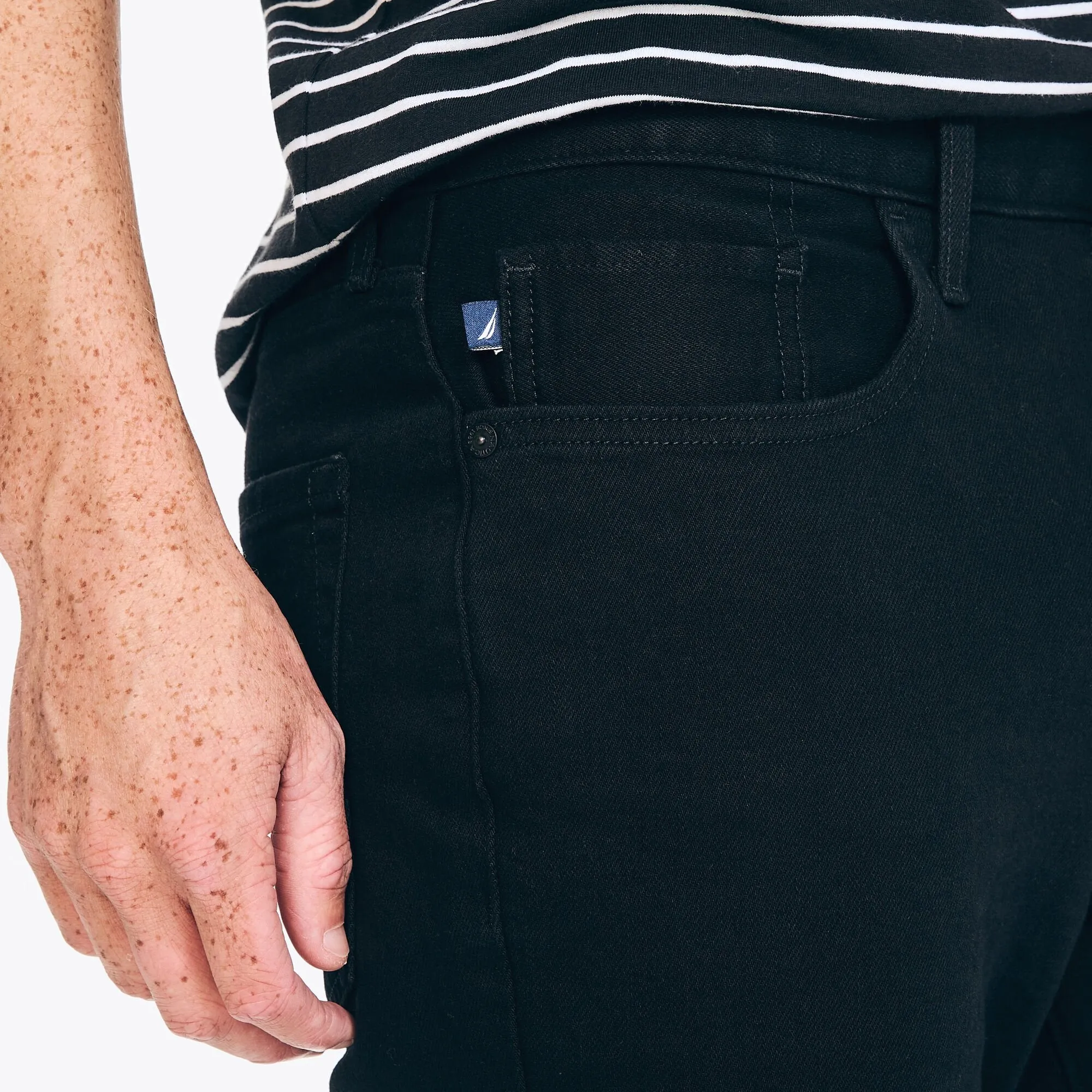 Nautica Mens Vintage Straight Stretch Denim
