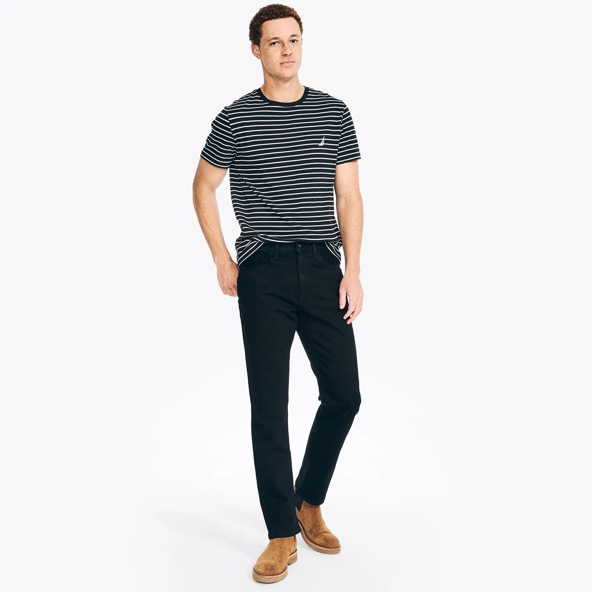 Nautica Mens Vintage Straight Stretch Denim