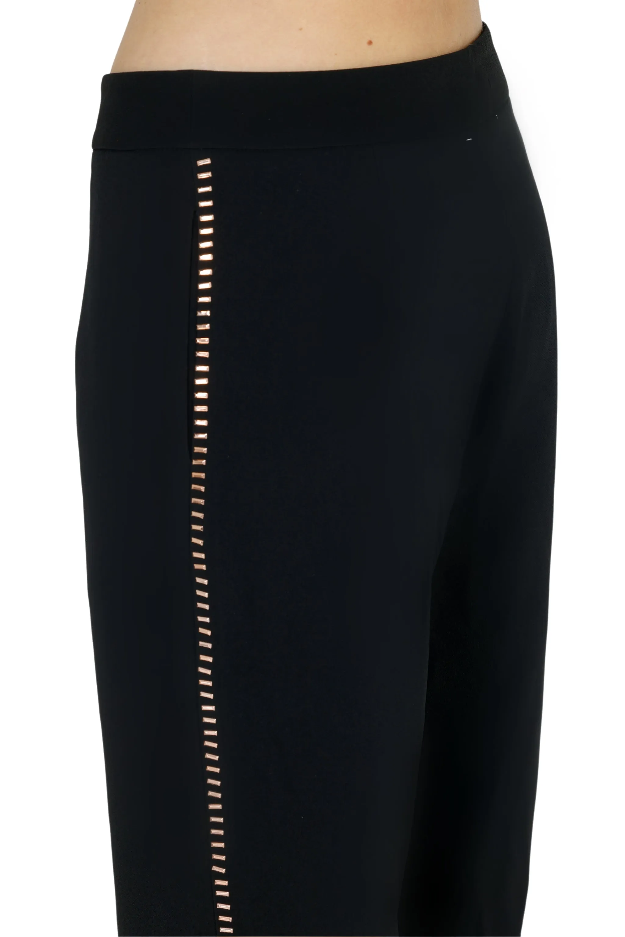 Nina Wide Leg Pant (Black)