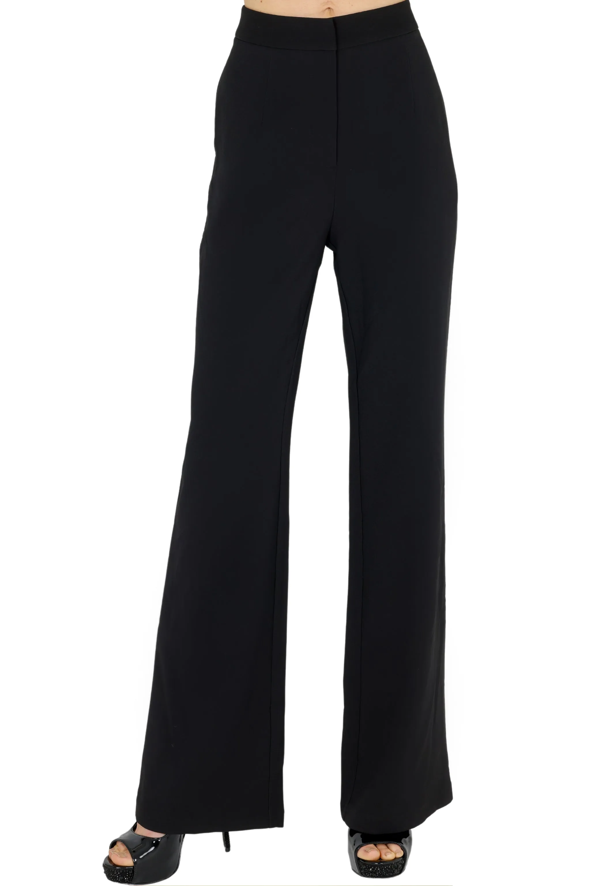 Nina Wide Leg Pant (Black)