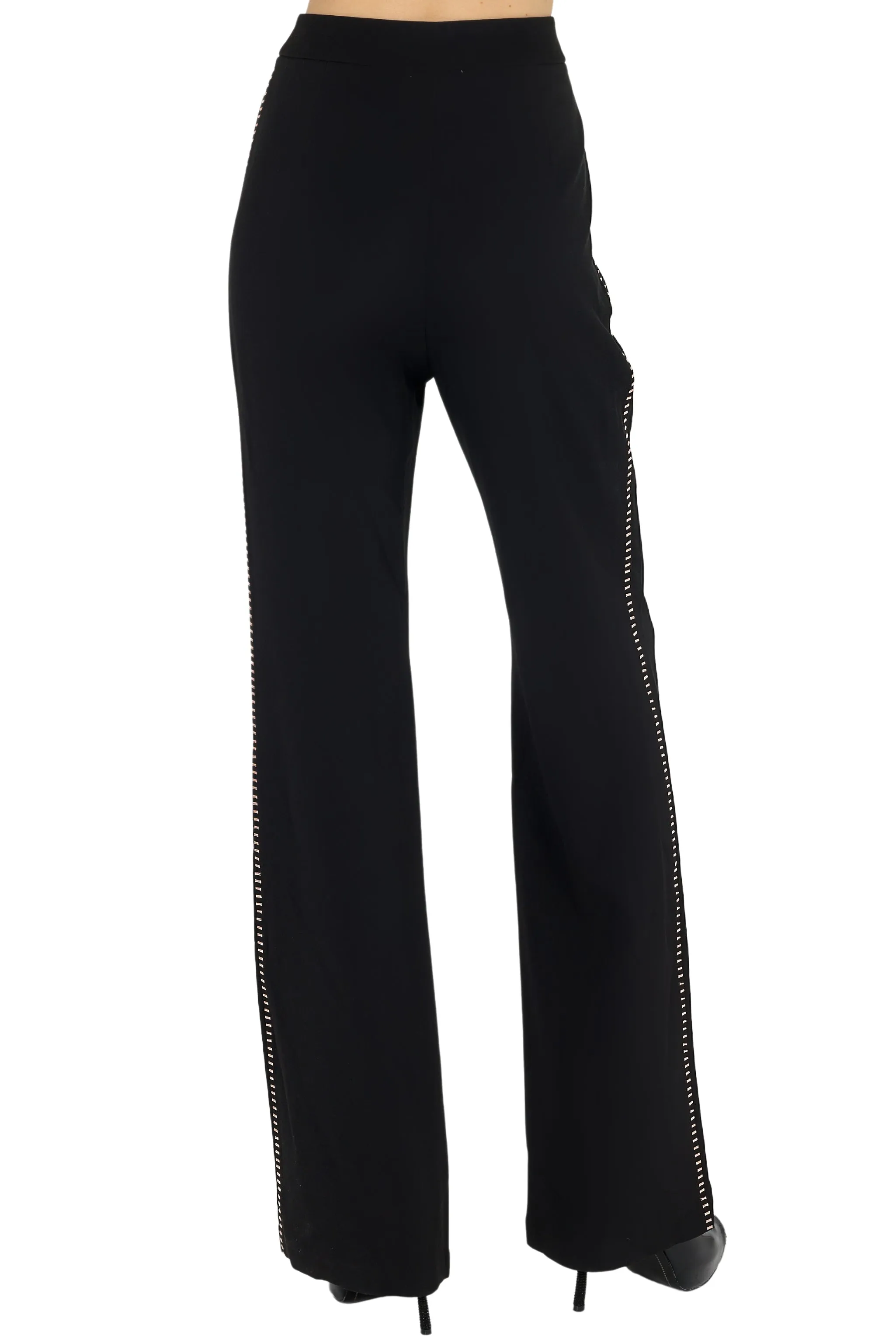 Nina Wide Leg Pant (Black)