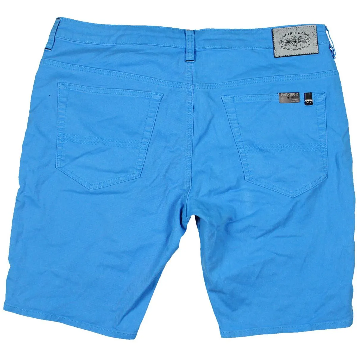 Parker-X Mens Mid-Rise 10" Inseam Denim Shorts