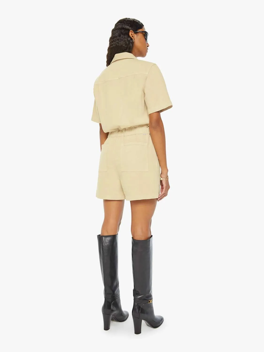 Patch Springy Romper In Mojave Desert