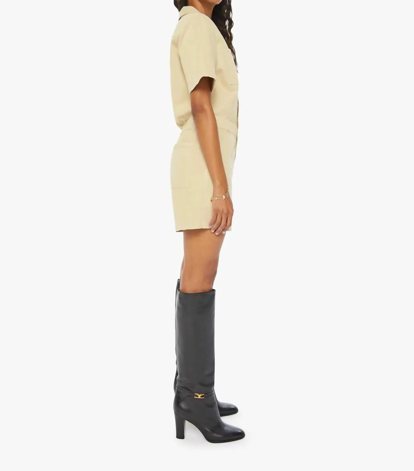 Patch Springy Romper In Mojave Desert