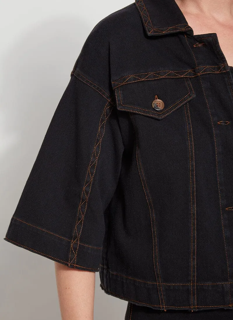 Peoria Crop Denim Jacket