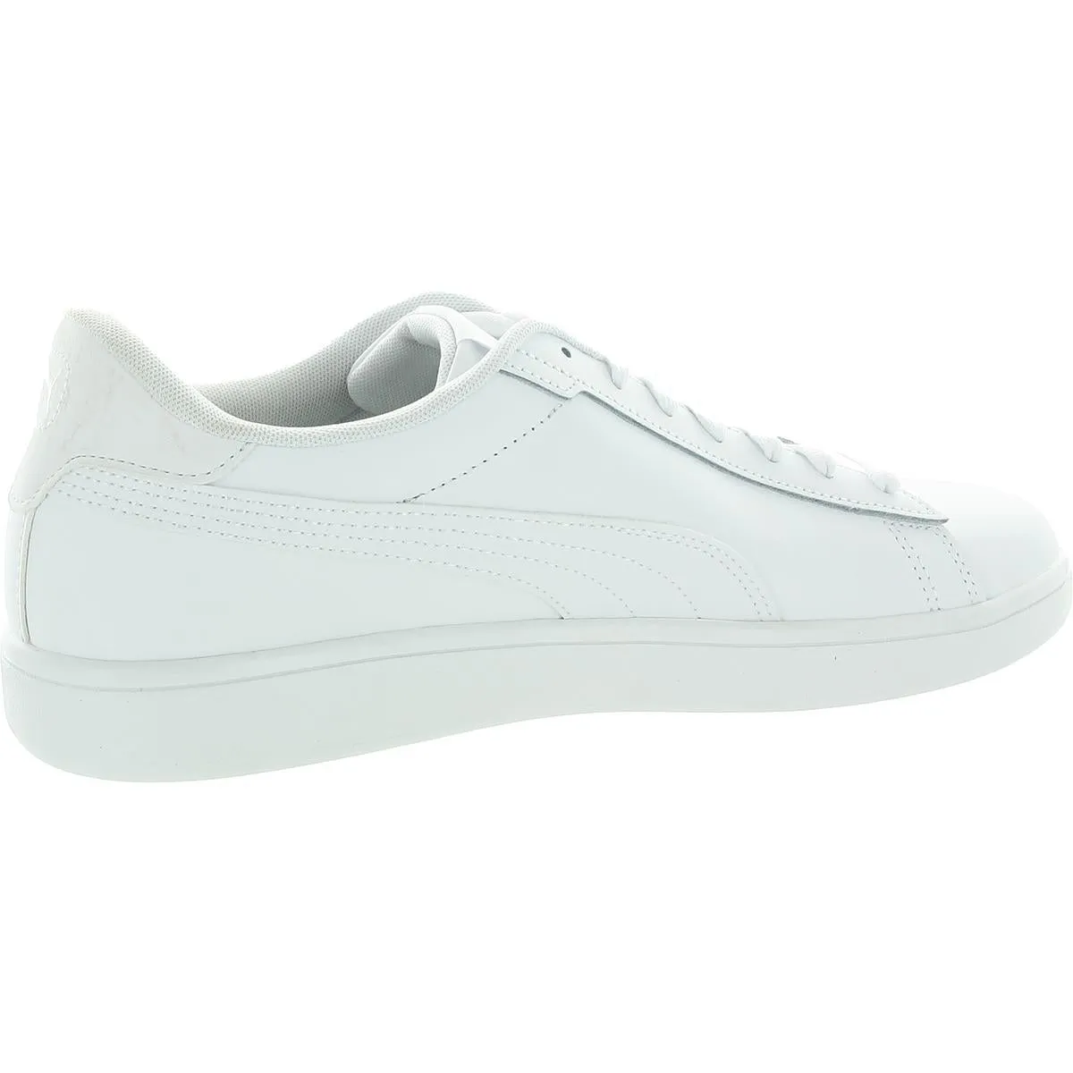 Puma Smash 3.0 Mens Lace-Up Leather Casual And Fashion Sneakers
