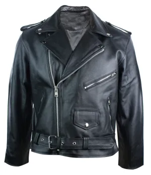 Real Leather Brando Biker Jacket