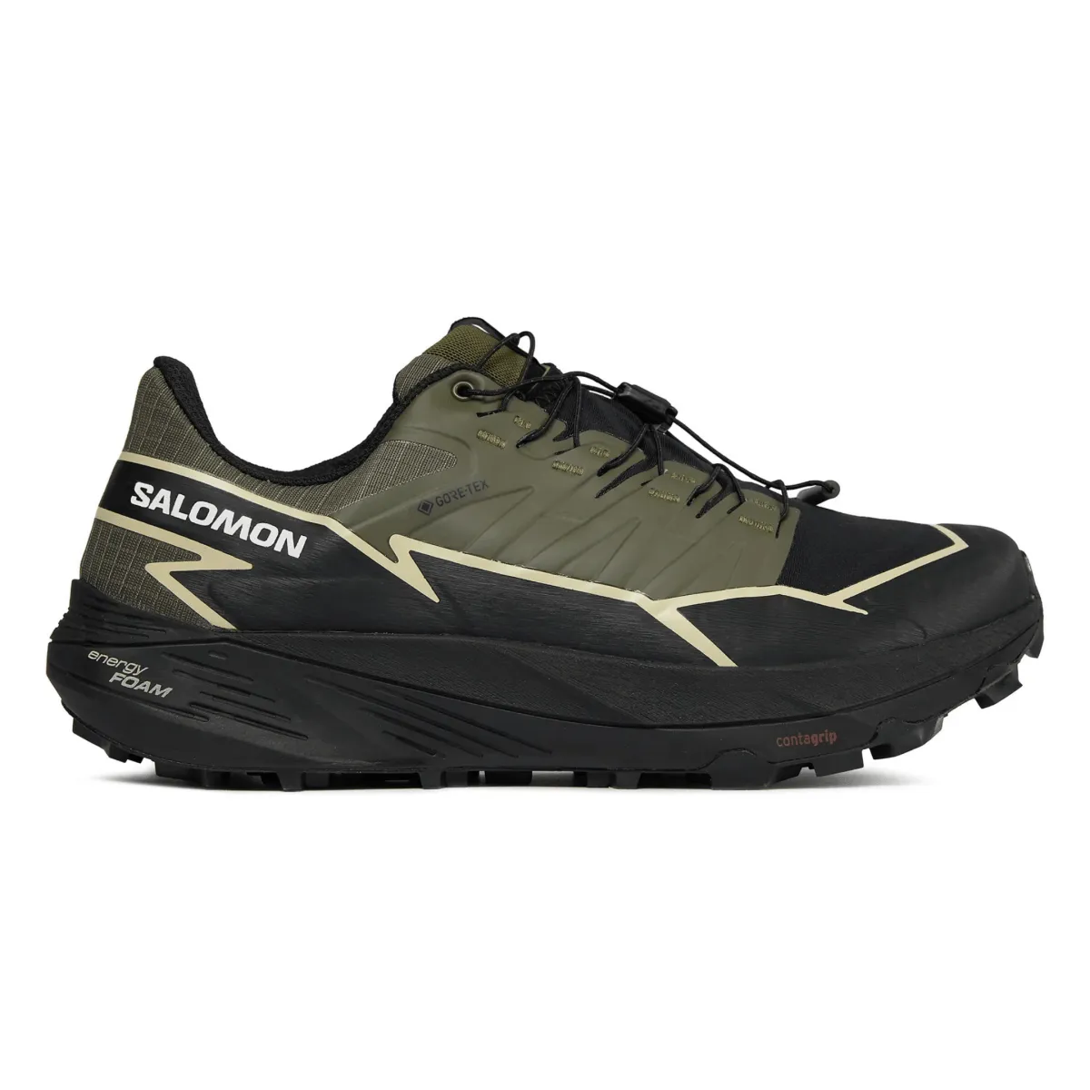 Salomon Men's Thundercross Gore-Tex Olive Night/Black/Alfalfa